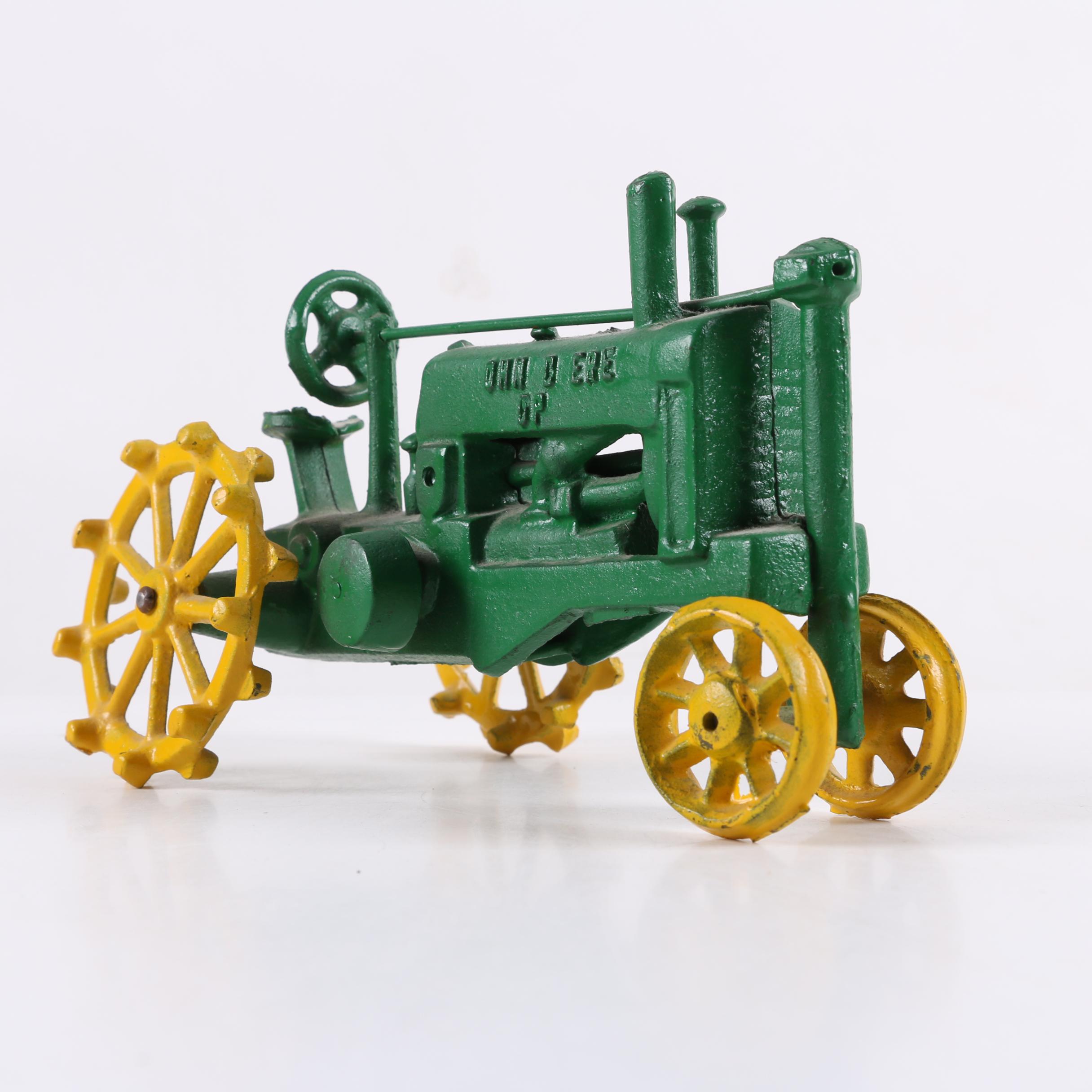 Cast Iron John Deere Tractor