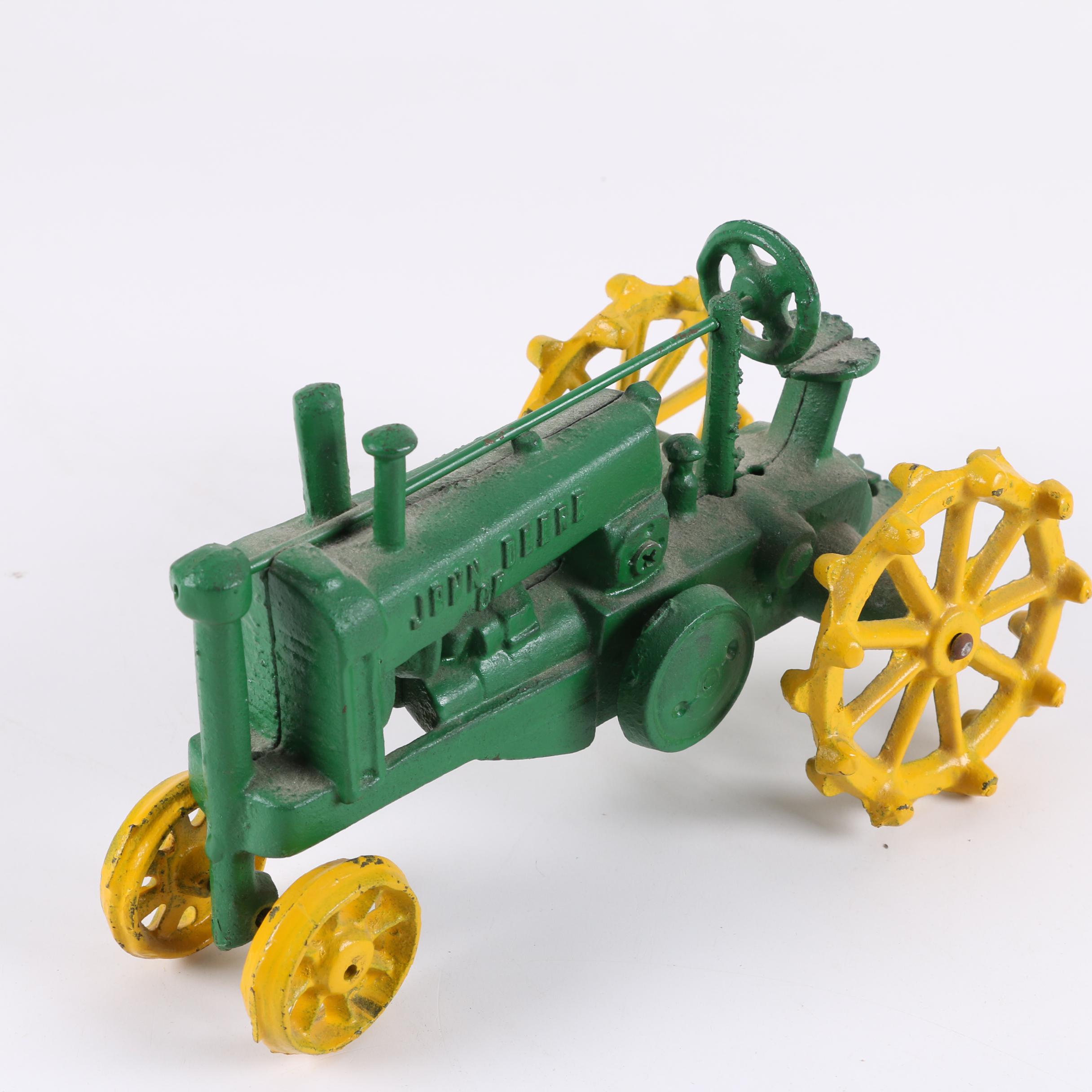Cast Iron John Deere Tractor