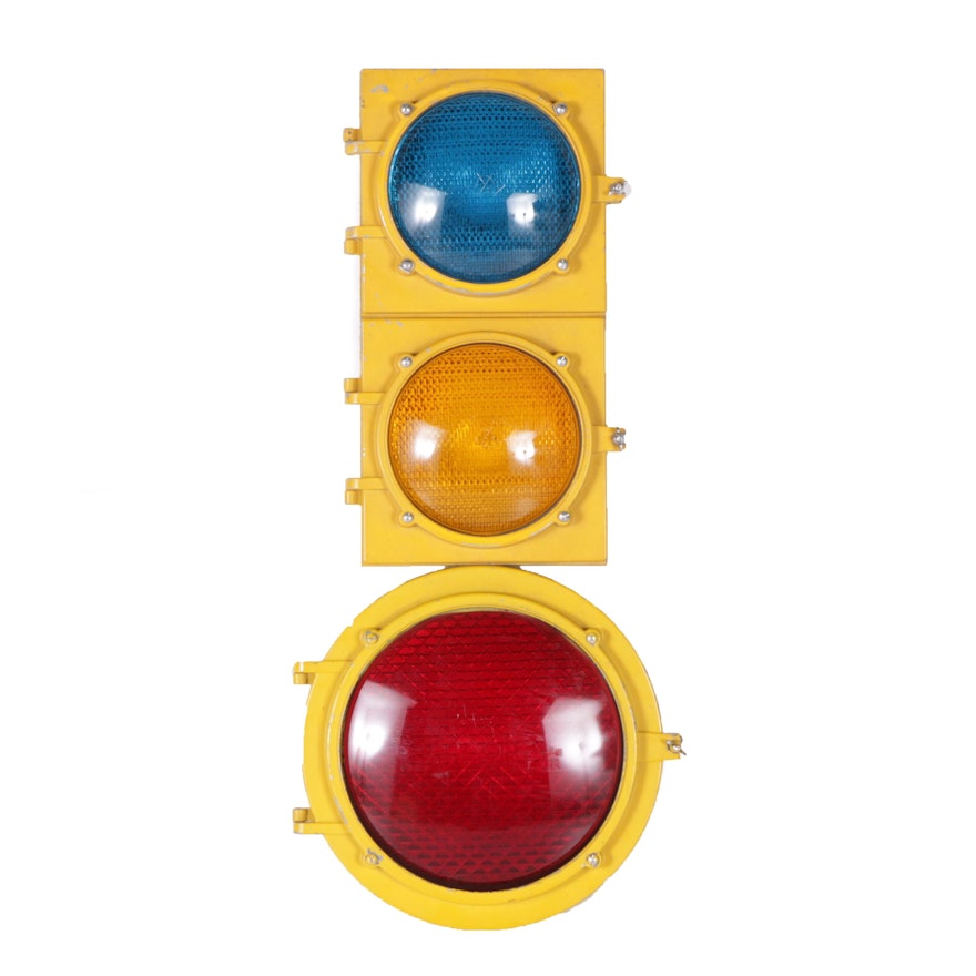 Vintage Econolite Traffic Light