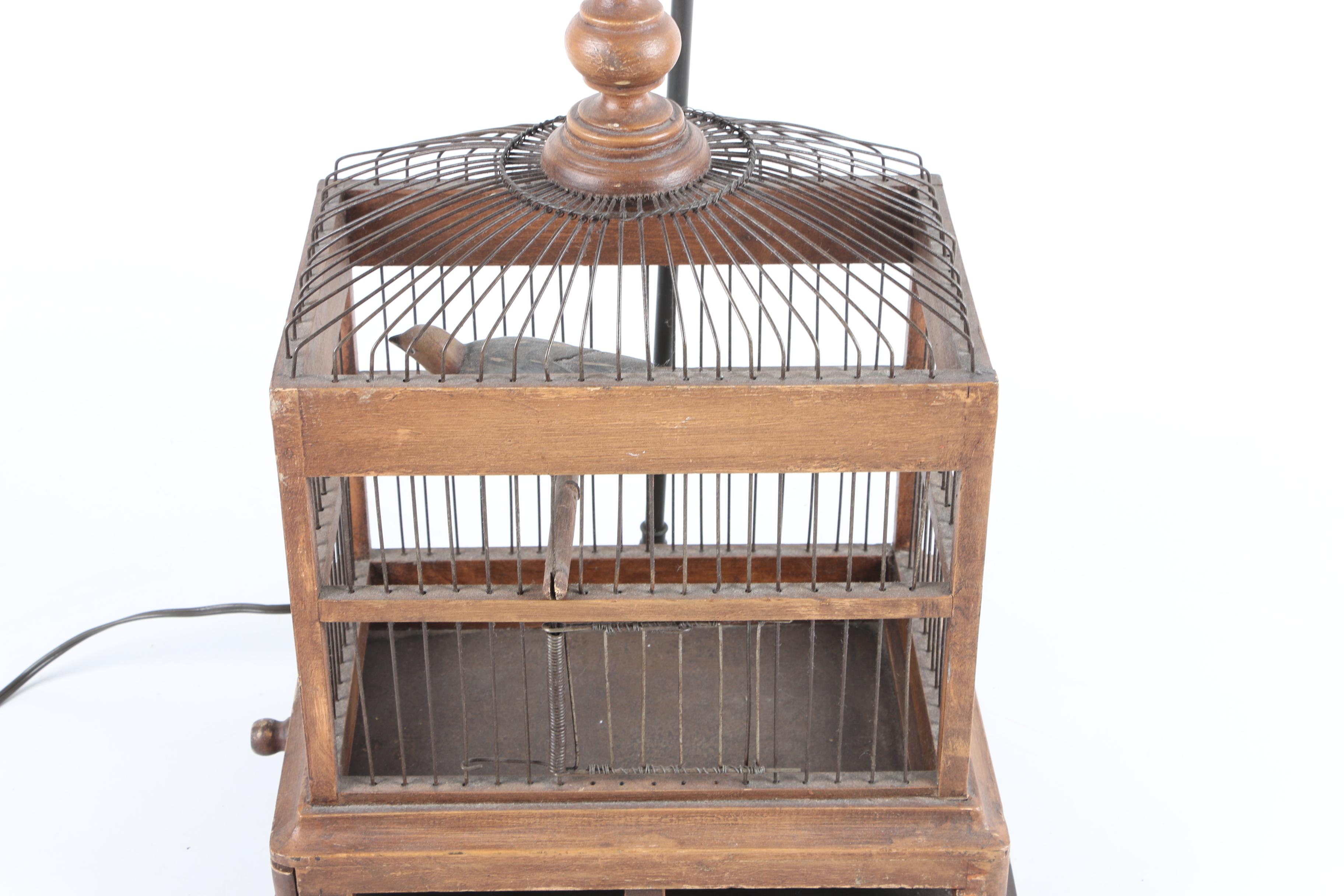 Decorative Birdcage Table Lamp