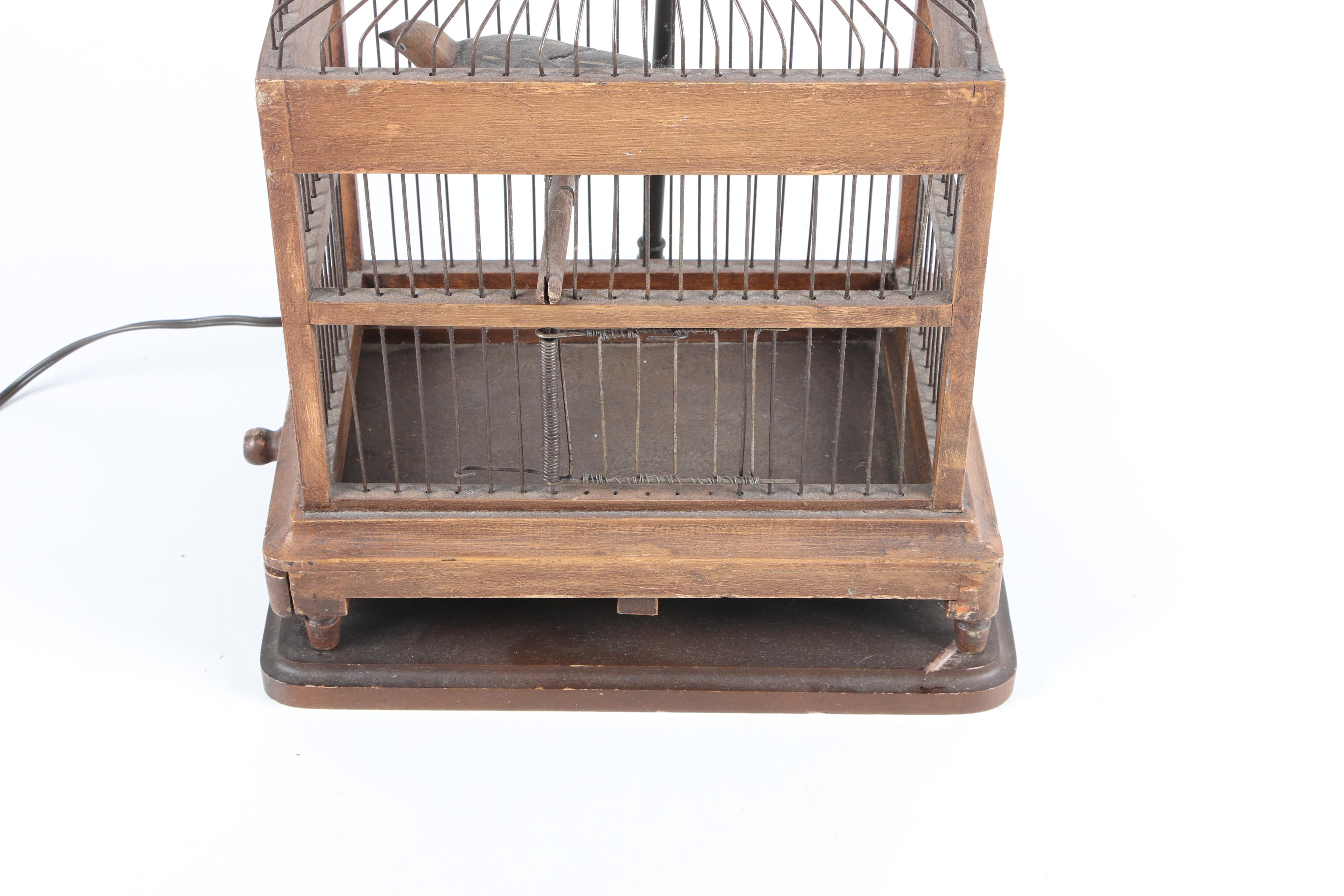 Decorative Birdcage Table Lamp