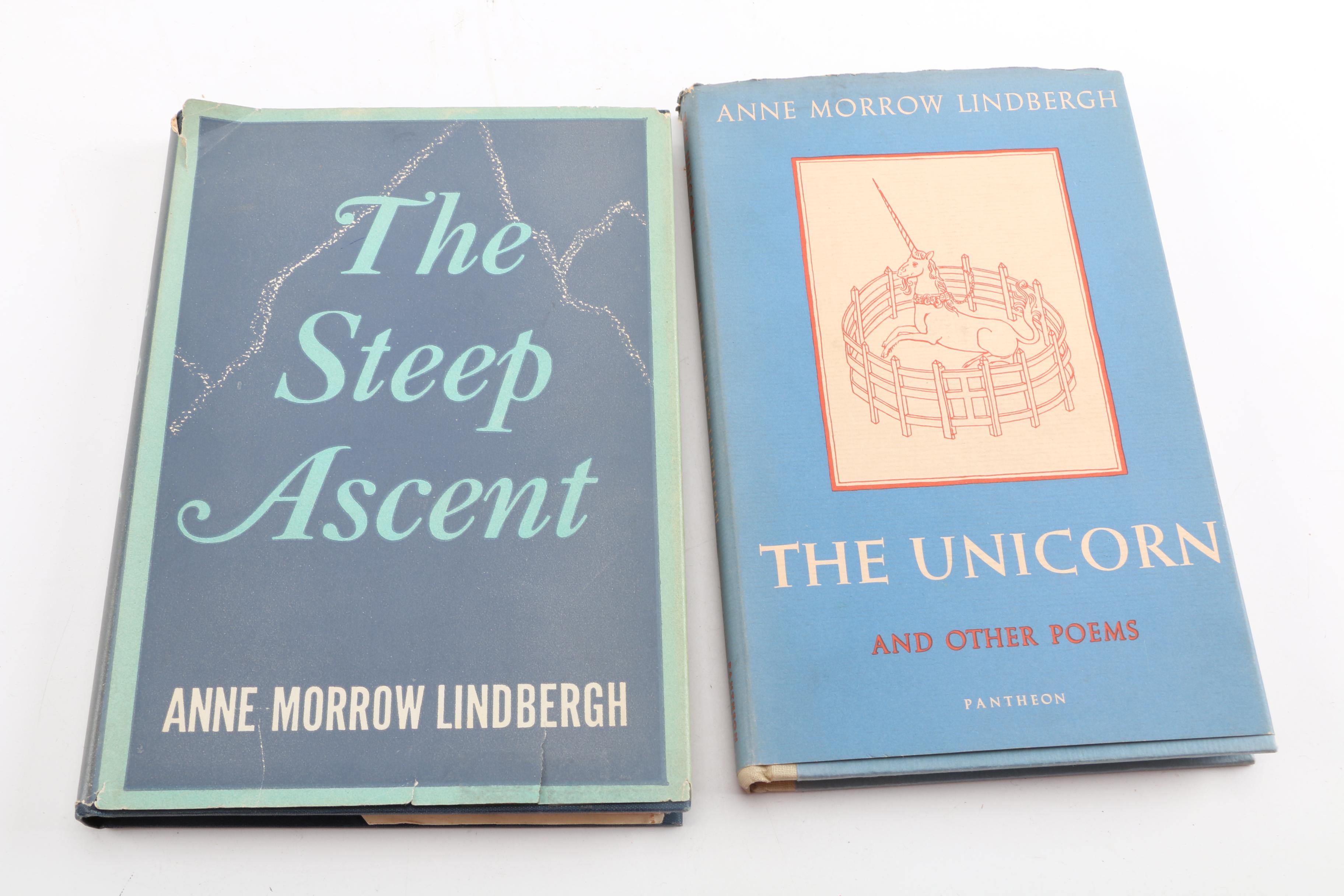 Anne Morrow Lindbergh Books Including "The Unicorn and Other Poems"