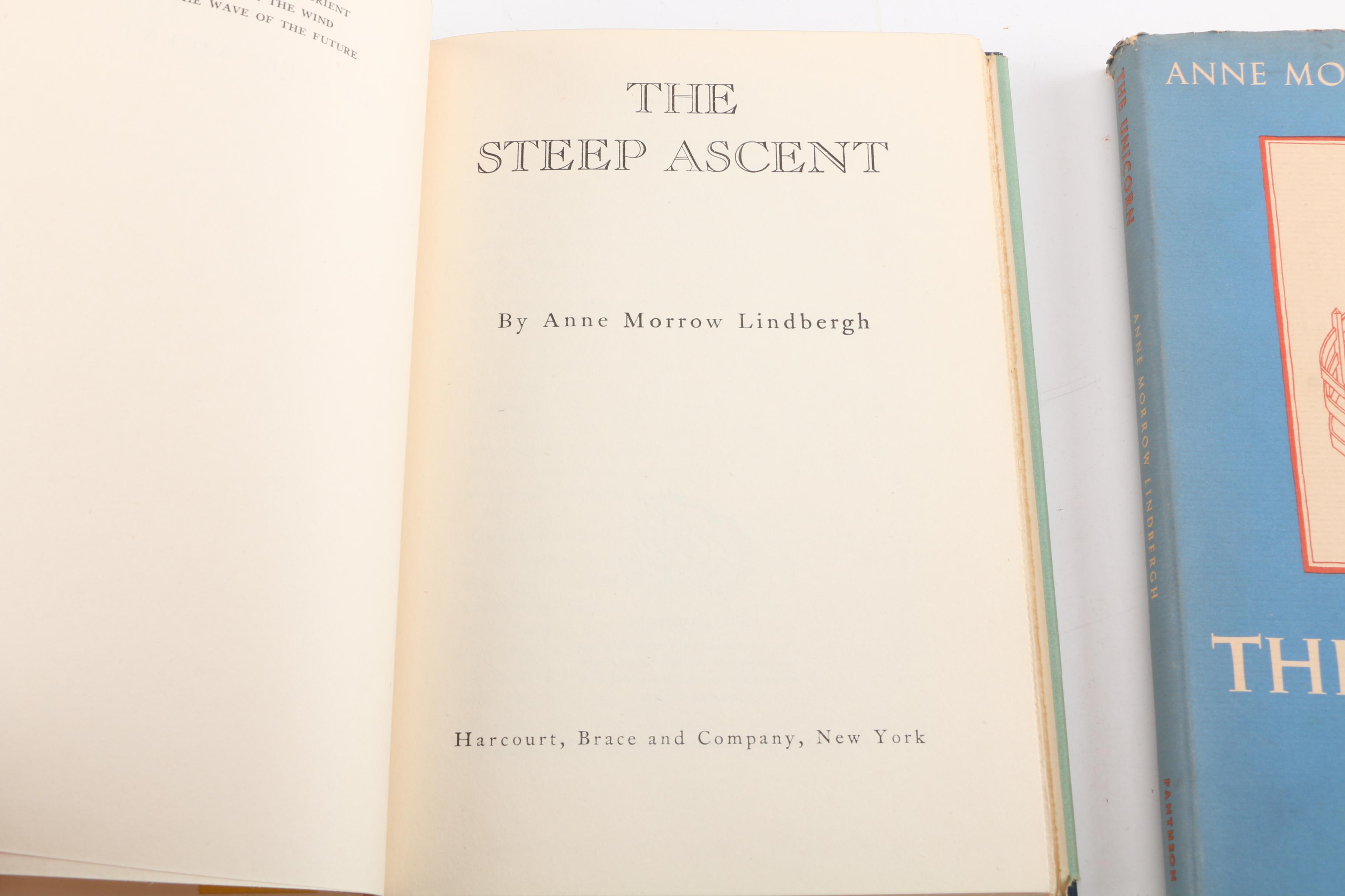 Anne Morrow Lindbergh Books Including "The Unicorn and Other Poems"