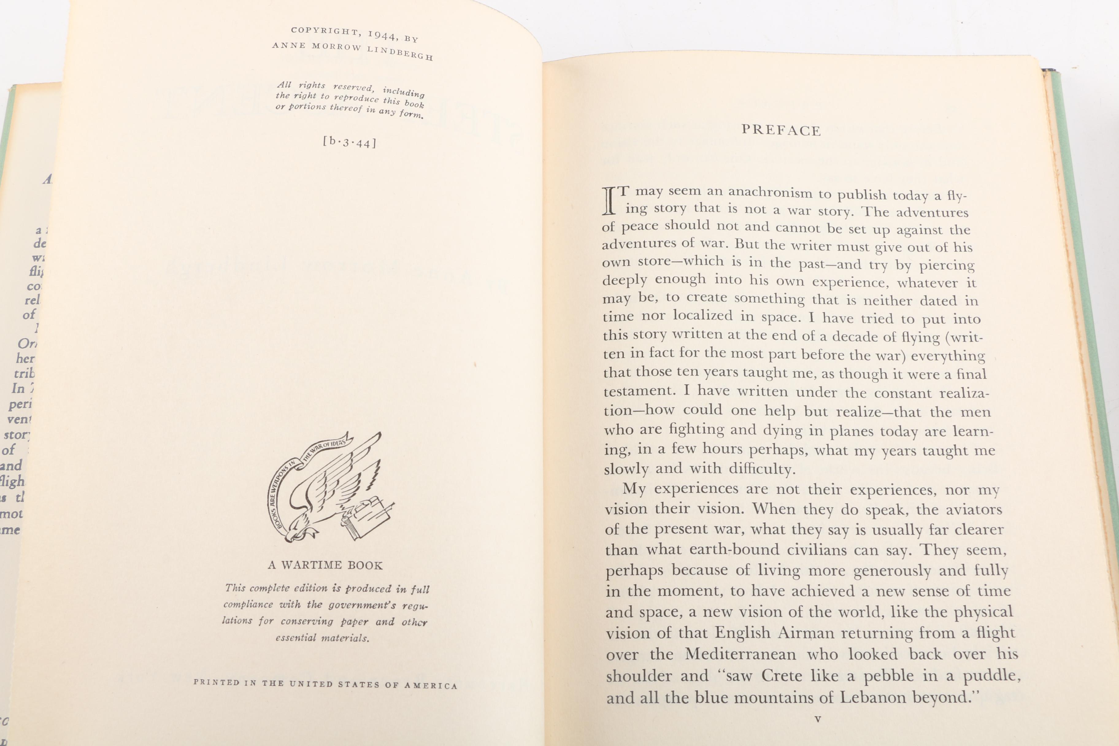 Anne Morrow Lindbergh Books Including "The Unicorn and Other Poems"