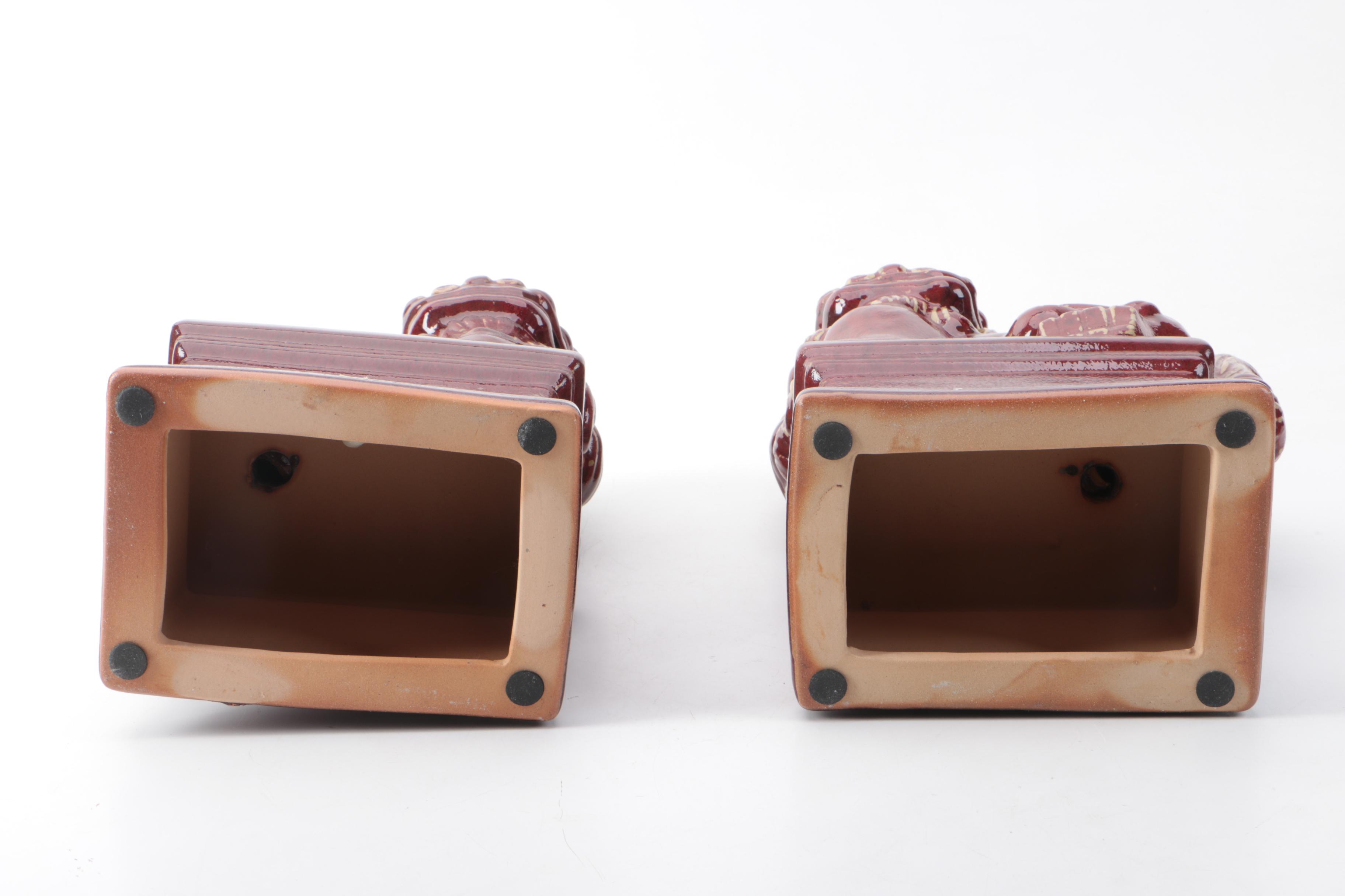 Chinese Ceramic Guardian Lion Figurines