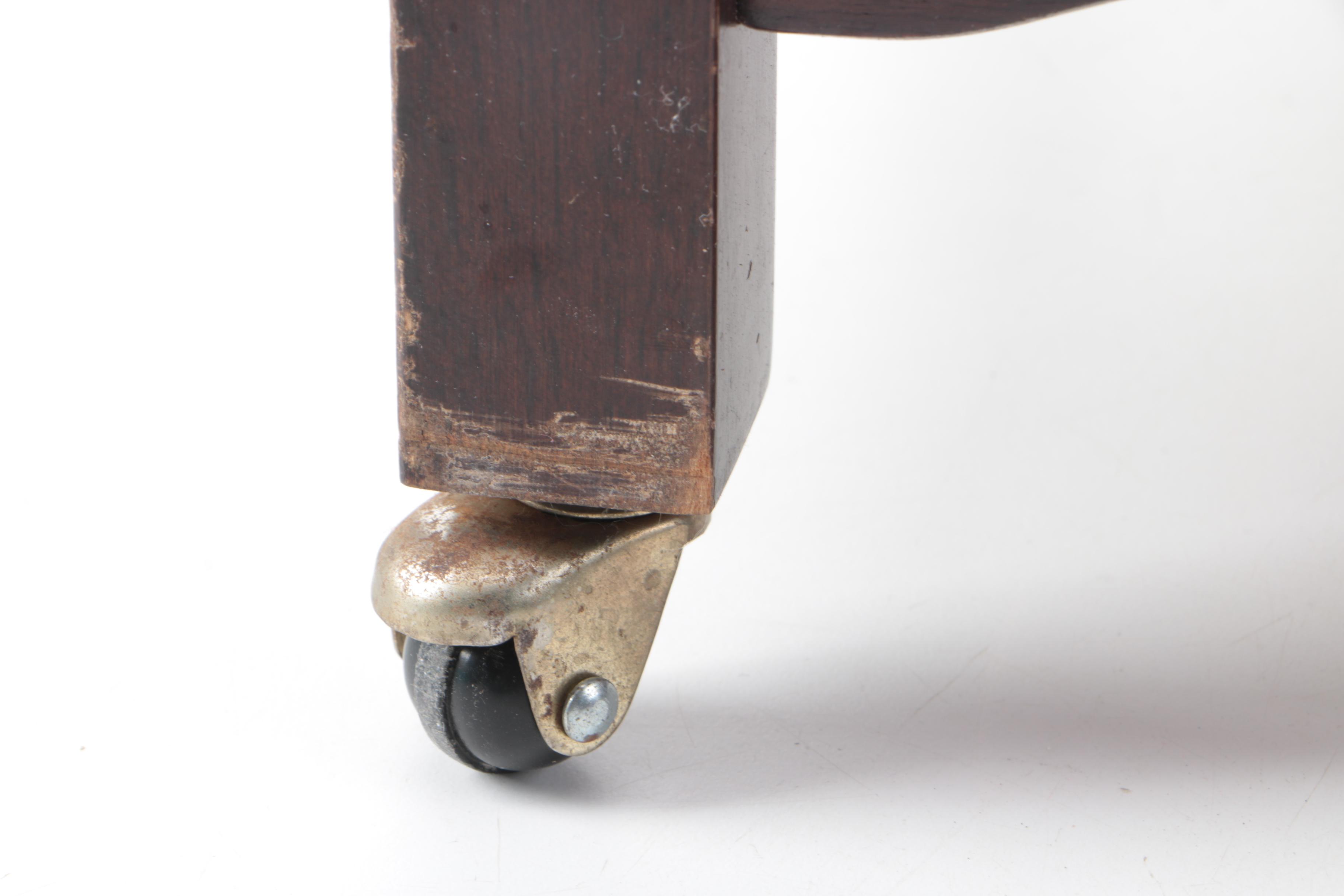 Spindle Sided Magazine Rack on Casters