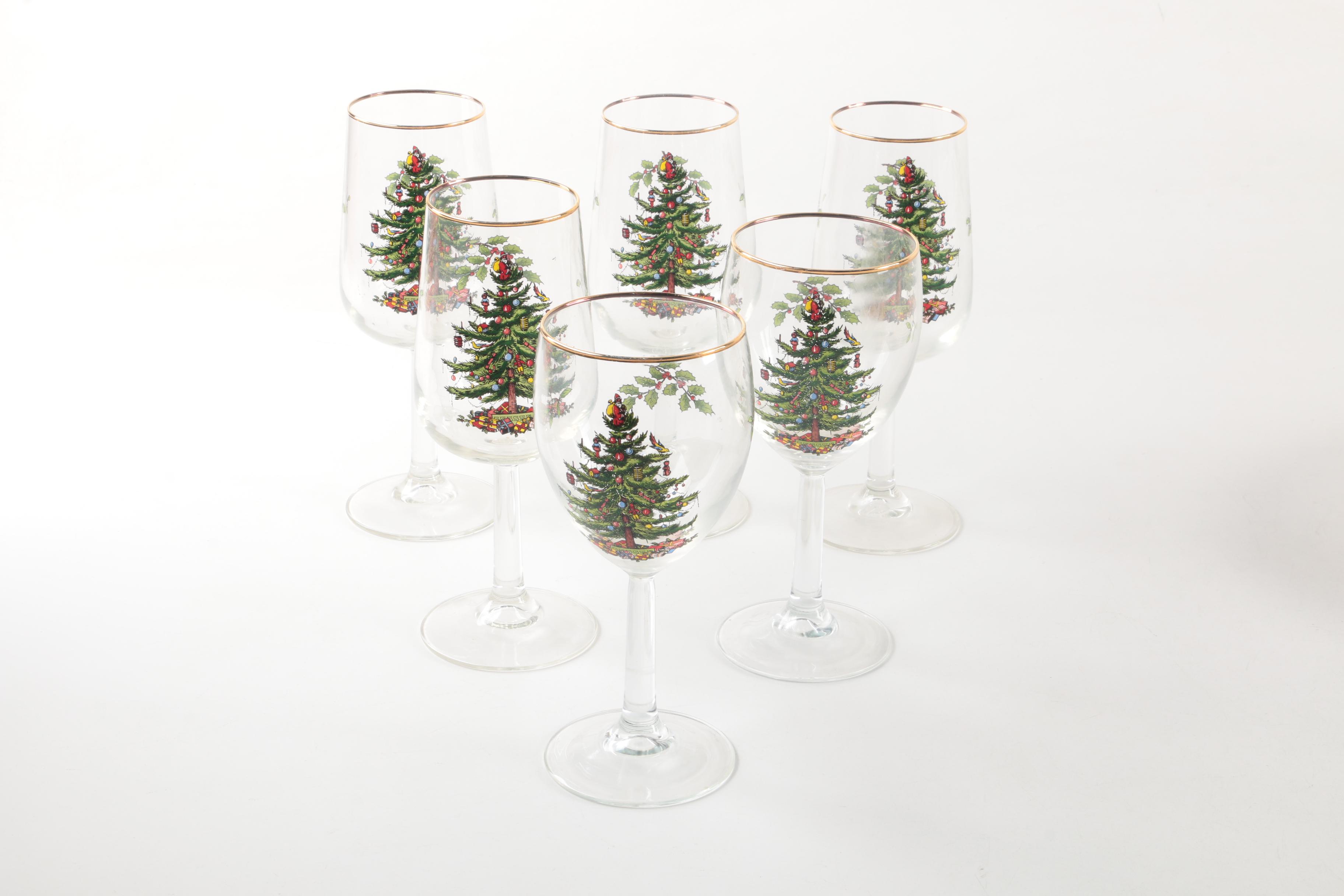 Spode "Christmas Tree" Dinnerware and Serving Dishes