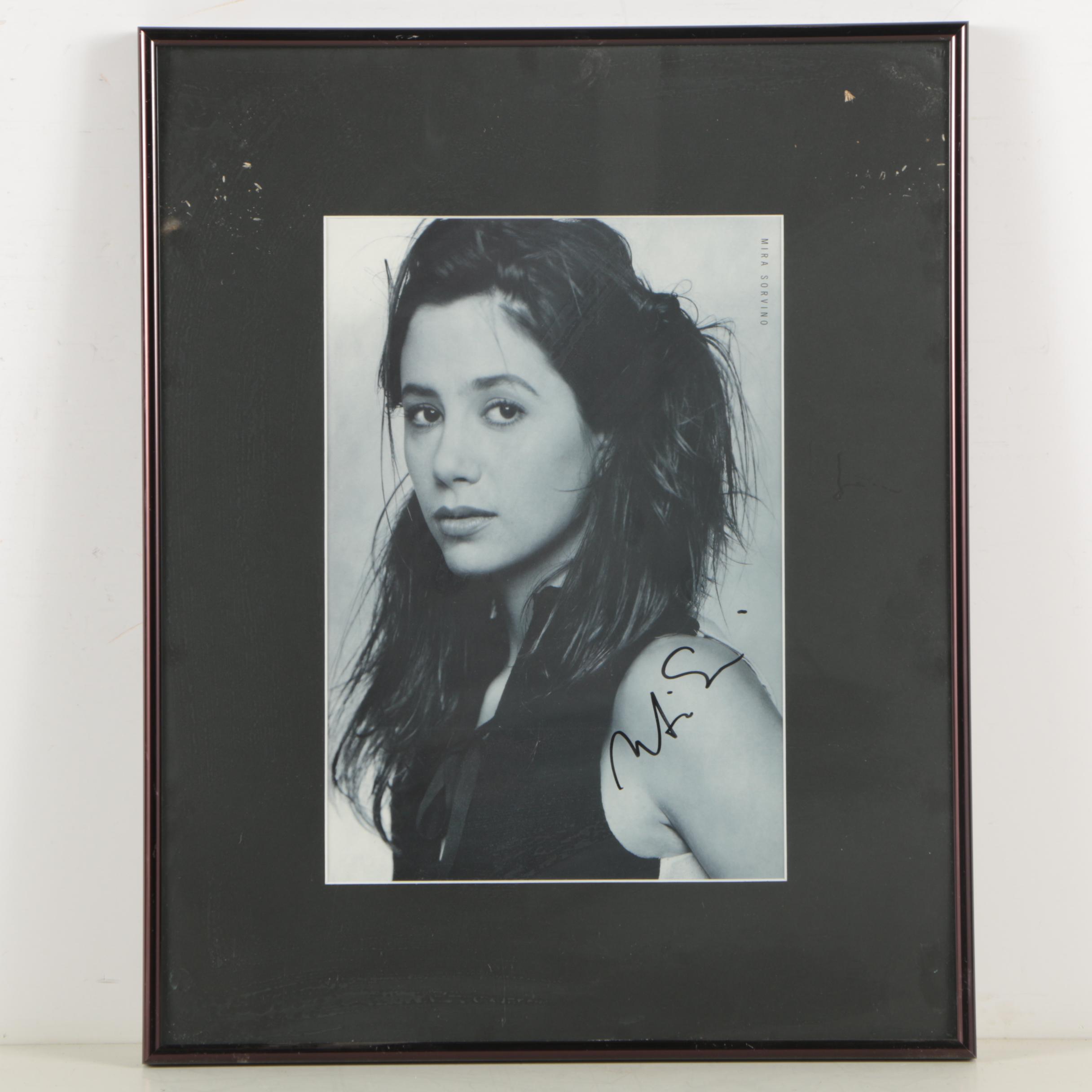 Liv Tyler and Mira Sorvino Autographed Photographs