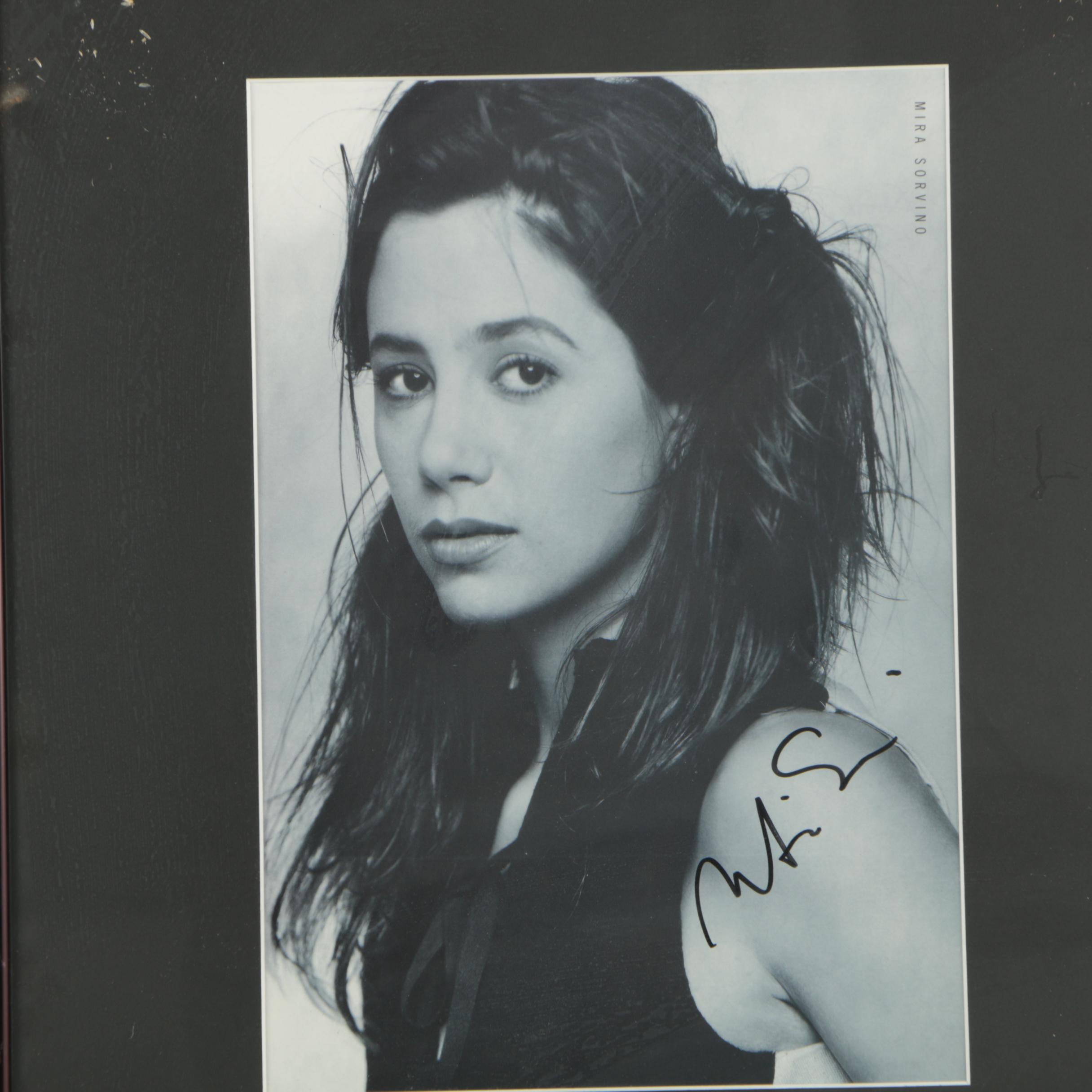 Liv Tyler and Mira Sorvino Autographed Photographs