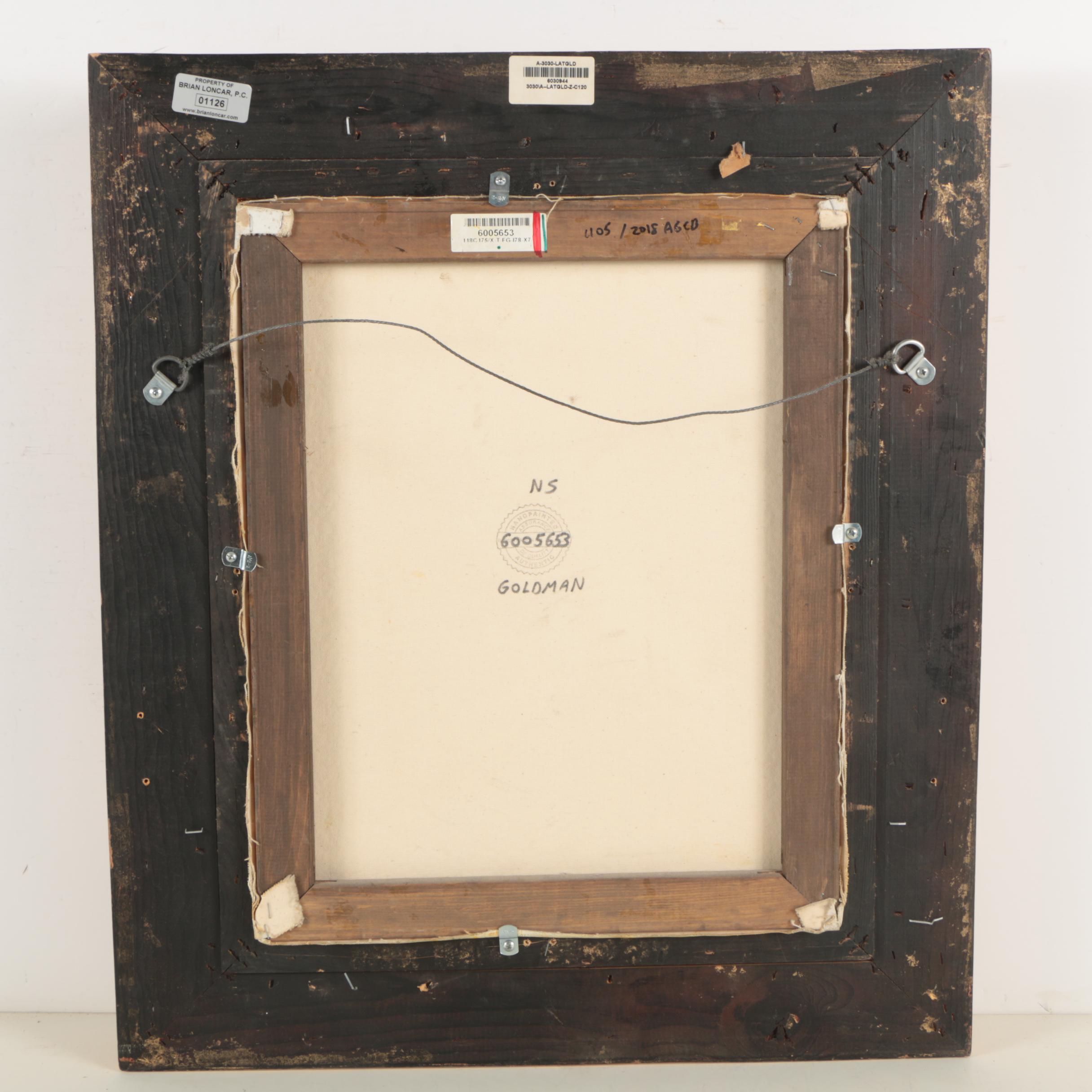 Goldman Oil Painting After Detail of Raphael's "The Holy Family of Francis I"