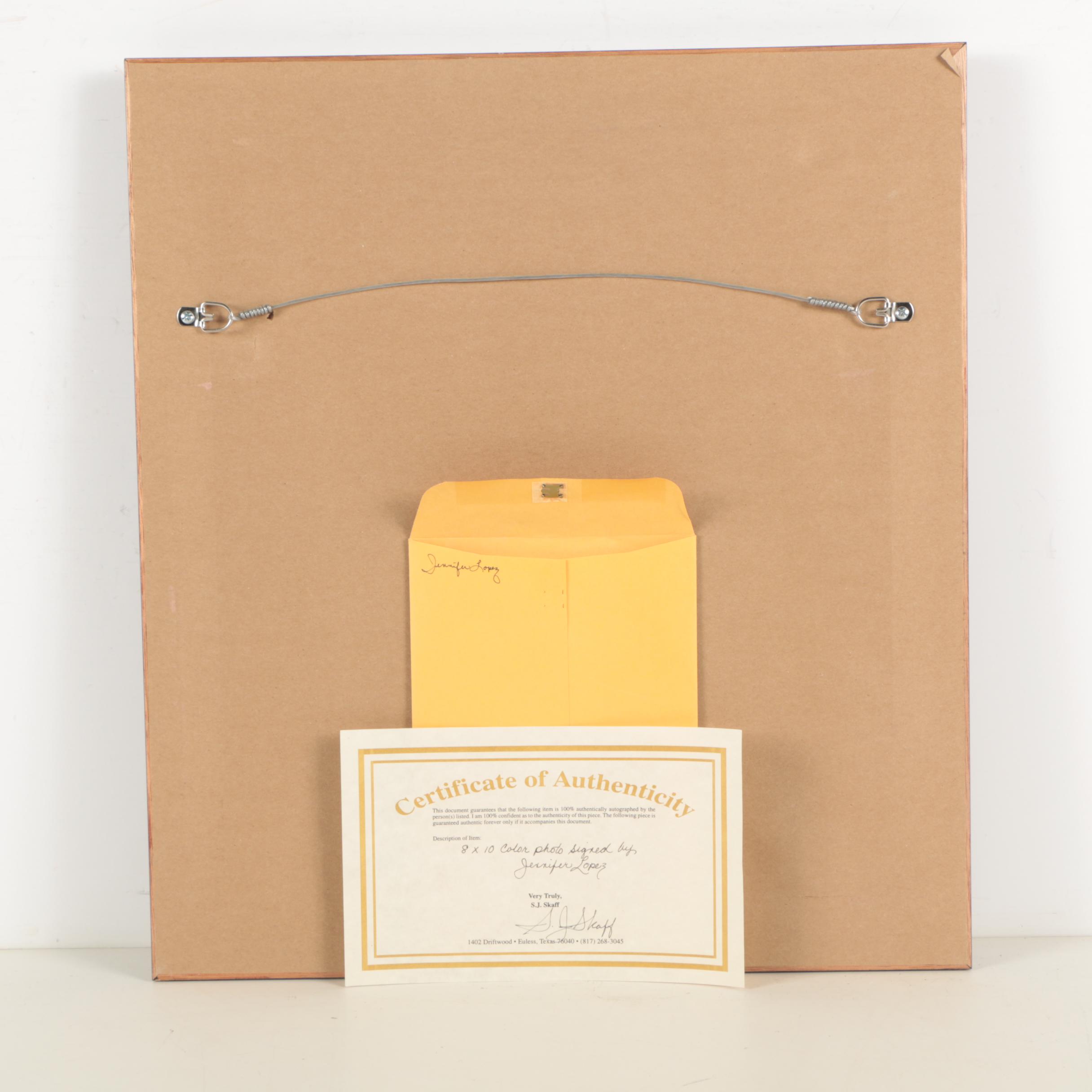 Jennifer Lopez Autographed Photograph