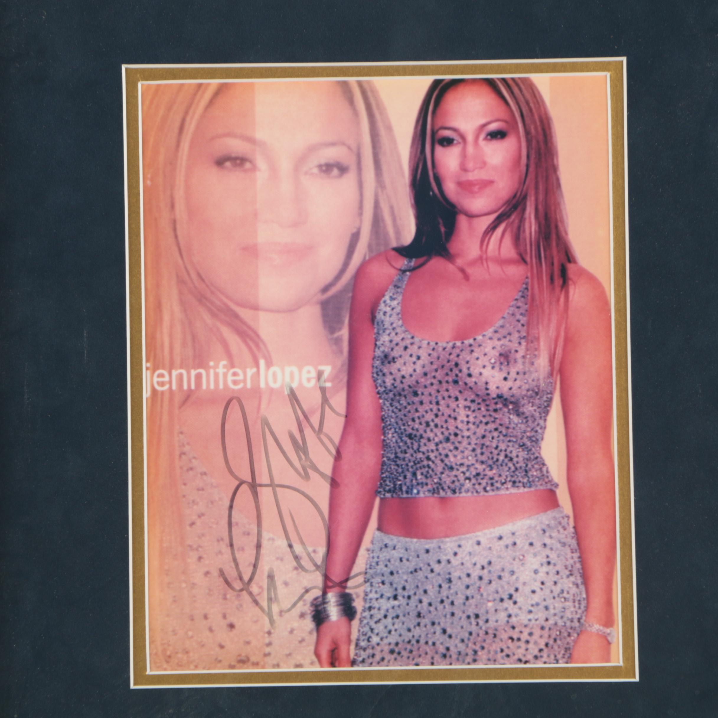 Jennifer Lopez Autographed Digital Print Photograph
