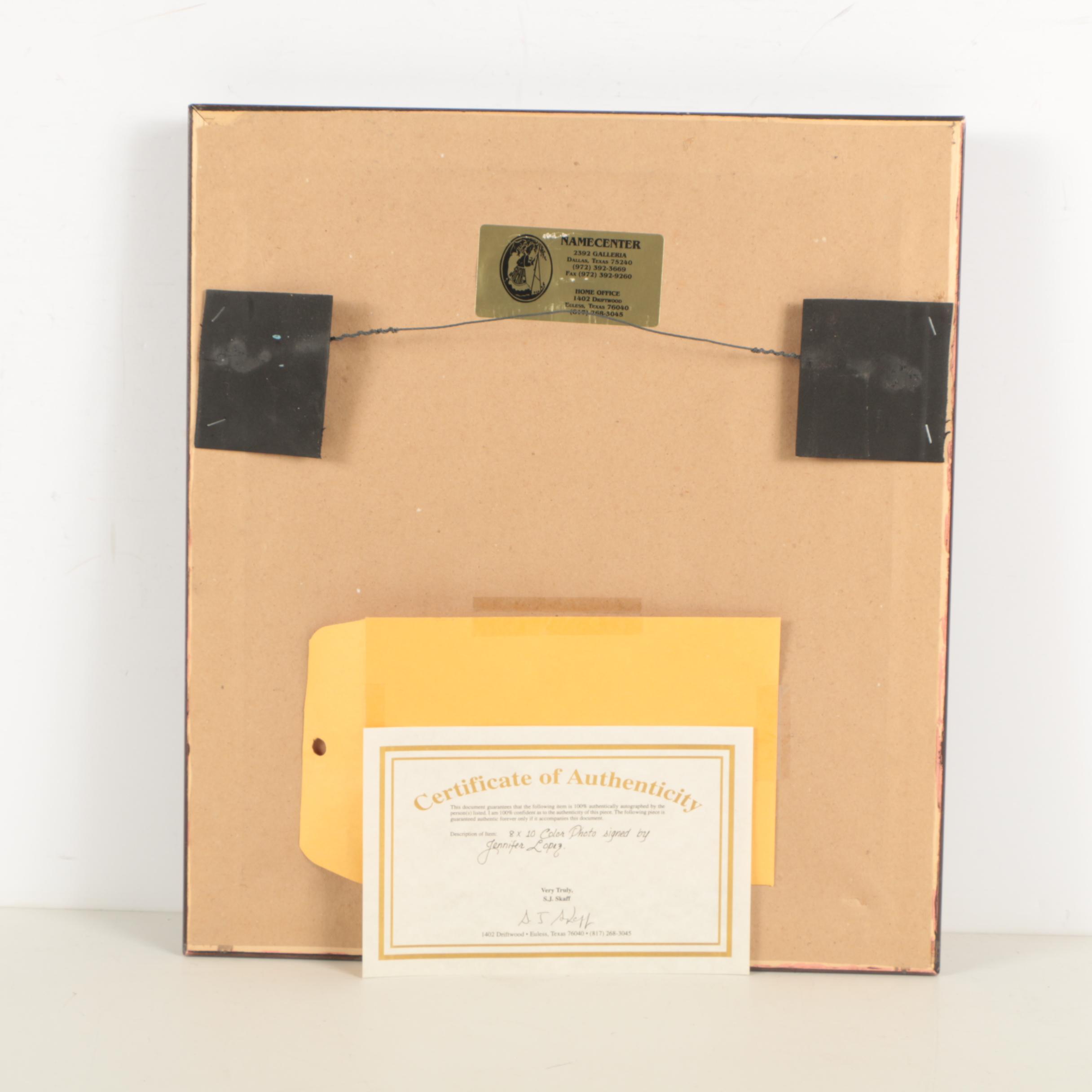 Jennifer Lopez Autographed Digital Print Photograph