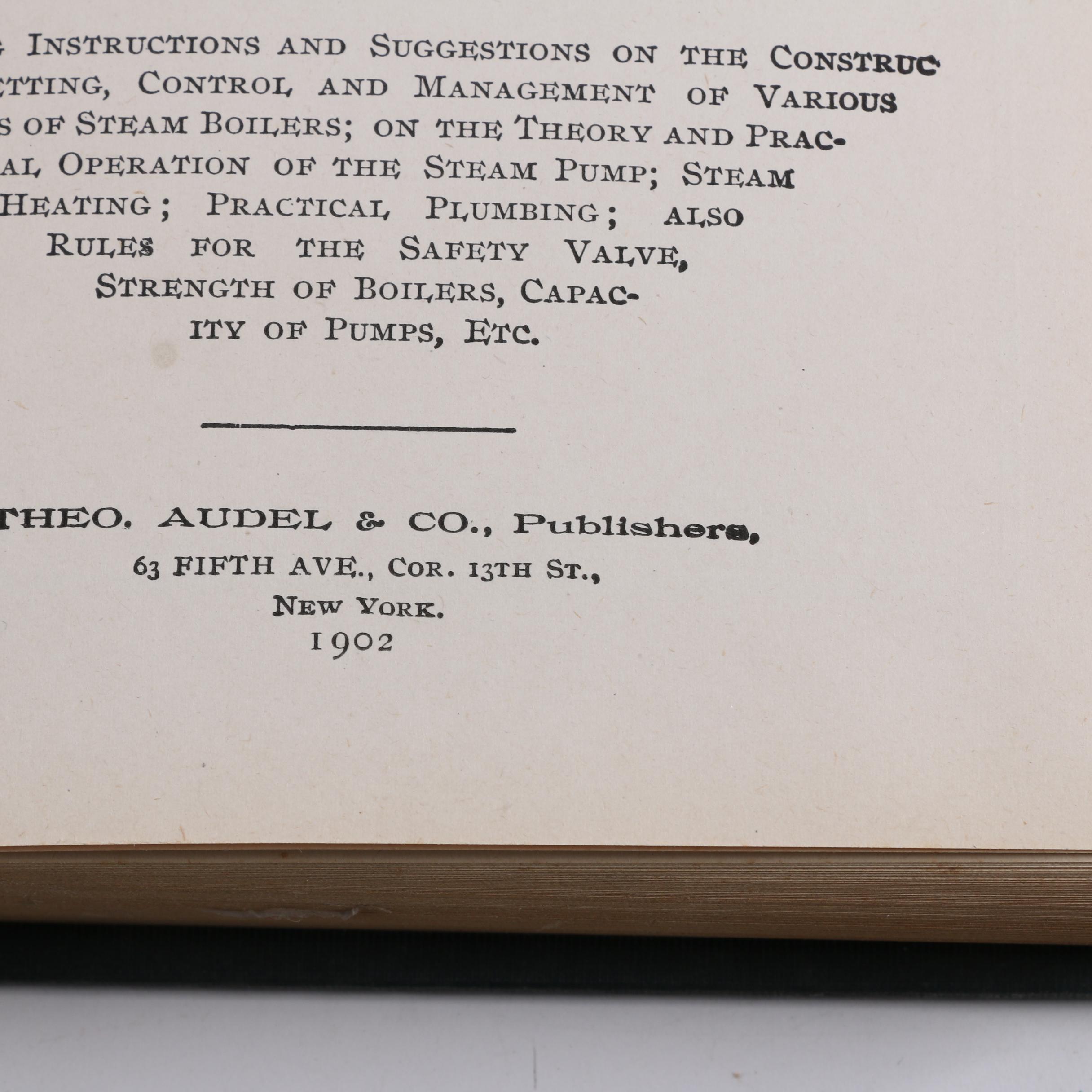 Antique Engineering Books