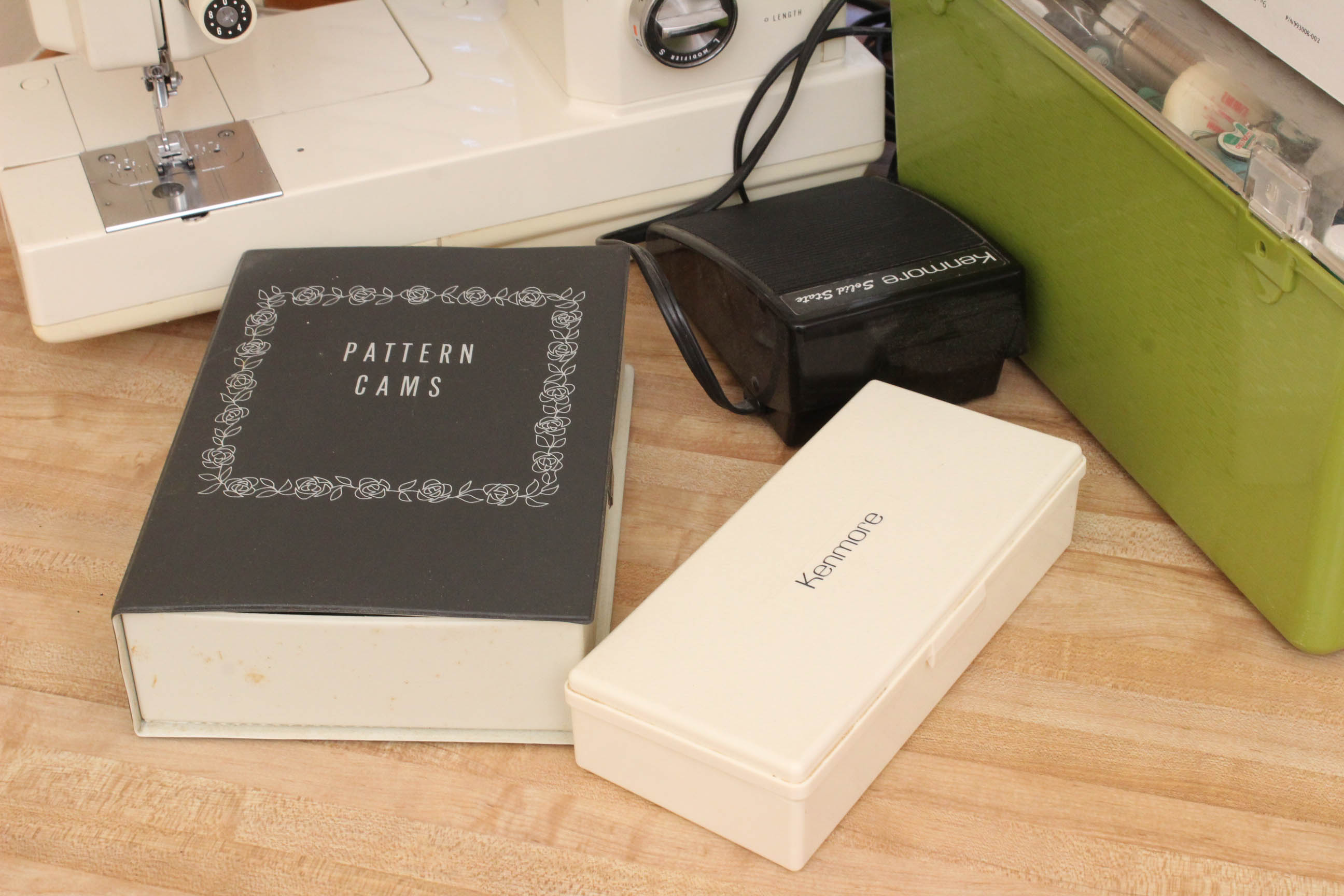 Kenmore Sewing Machine and Supplies