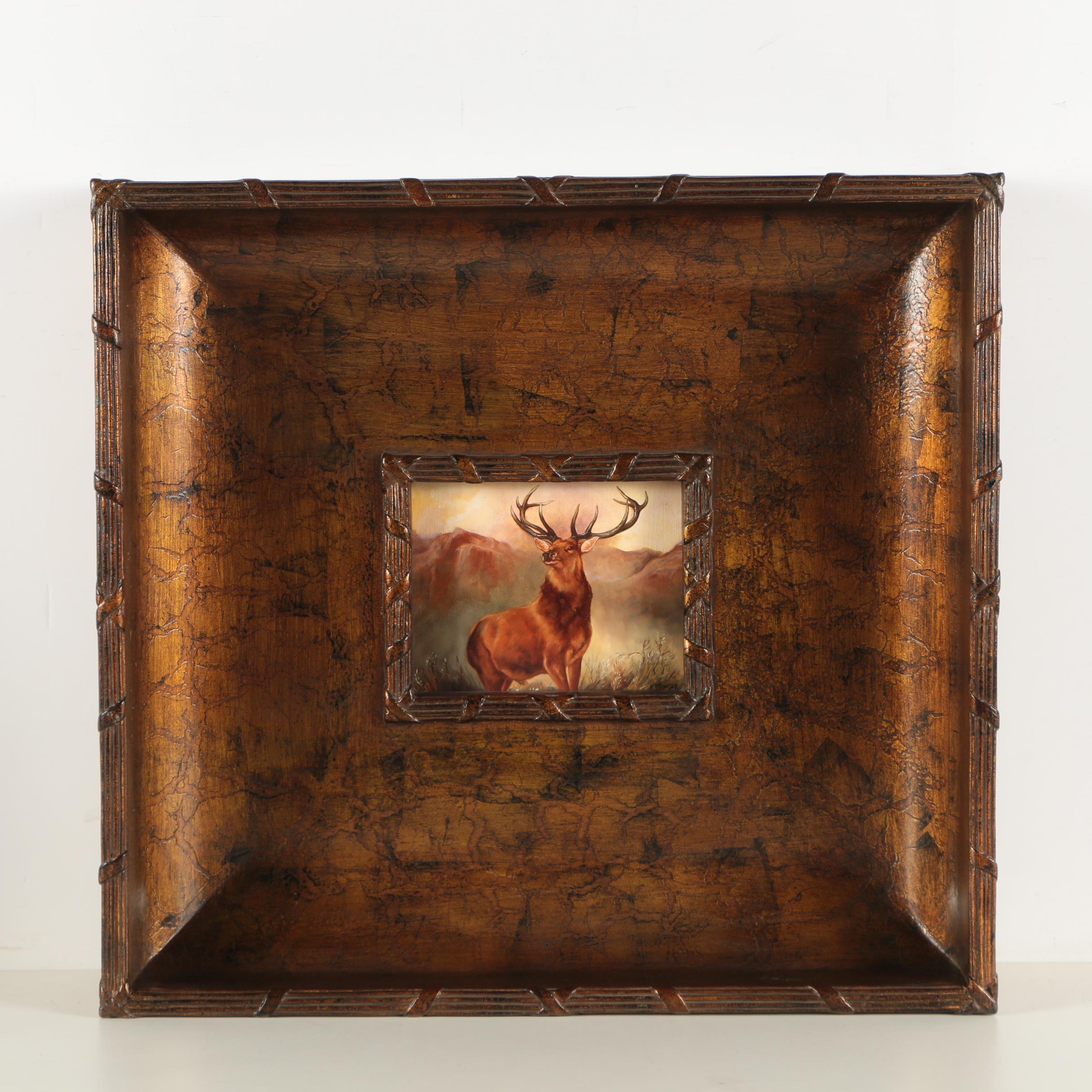 Kettinger Contemporary Oil Painting of Stag