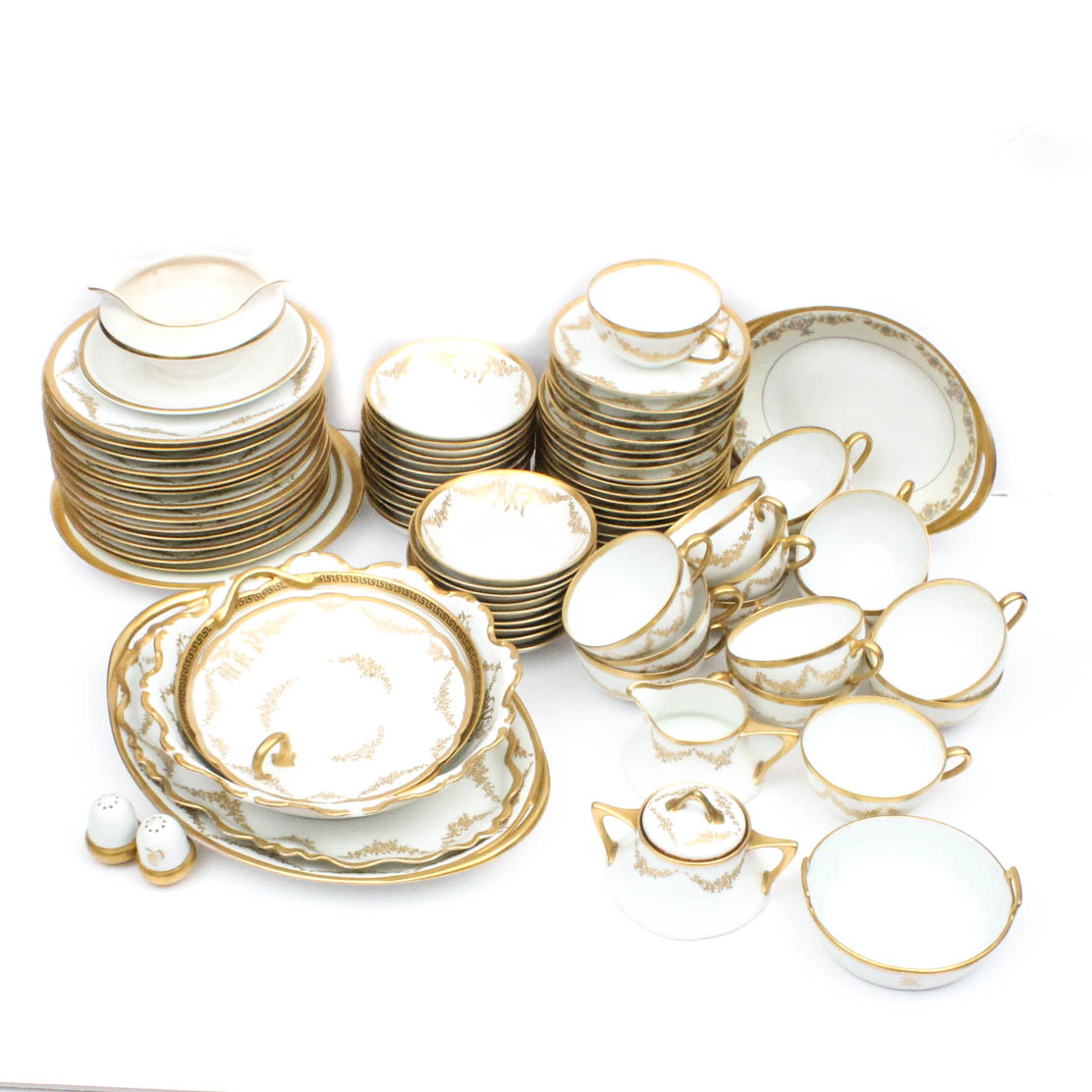 Vintage Haviland Limoges Hand-Gilded China