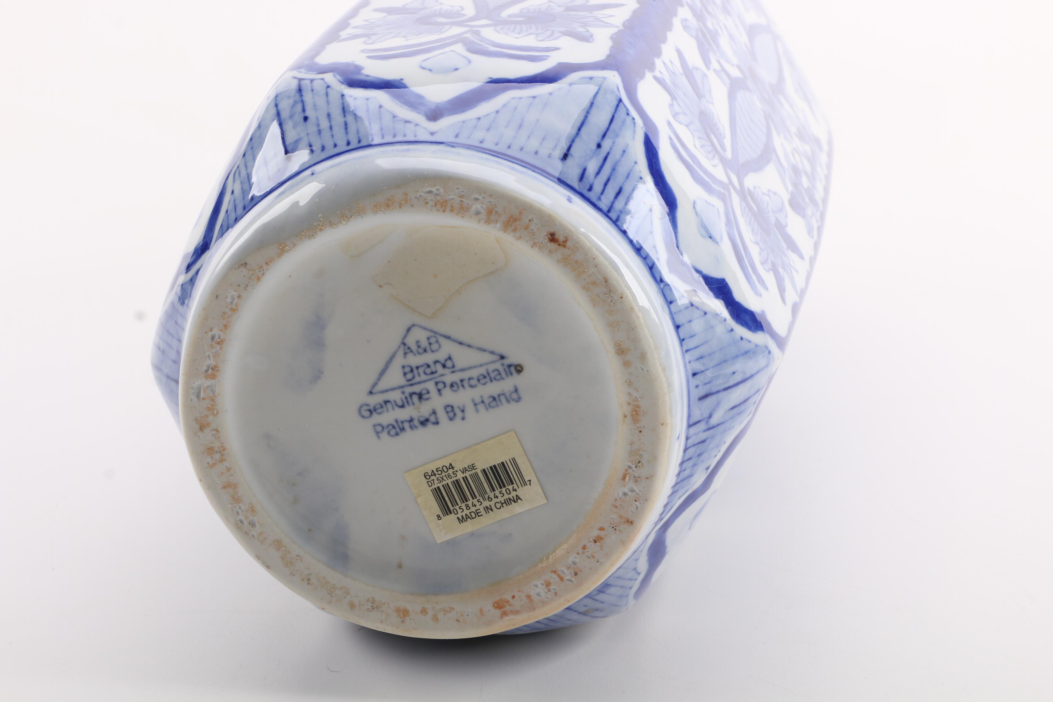 Chinese Hand-Painted Porcelain Vase