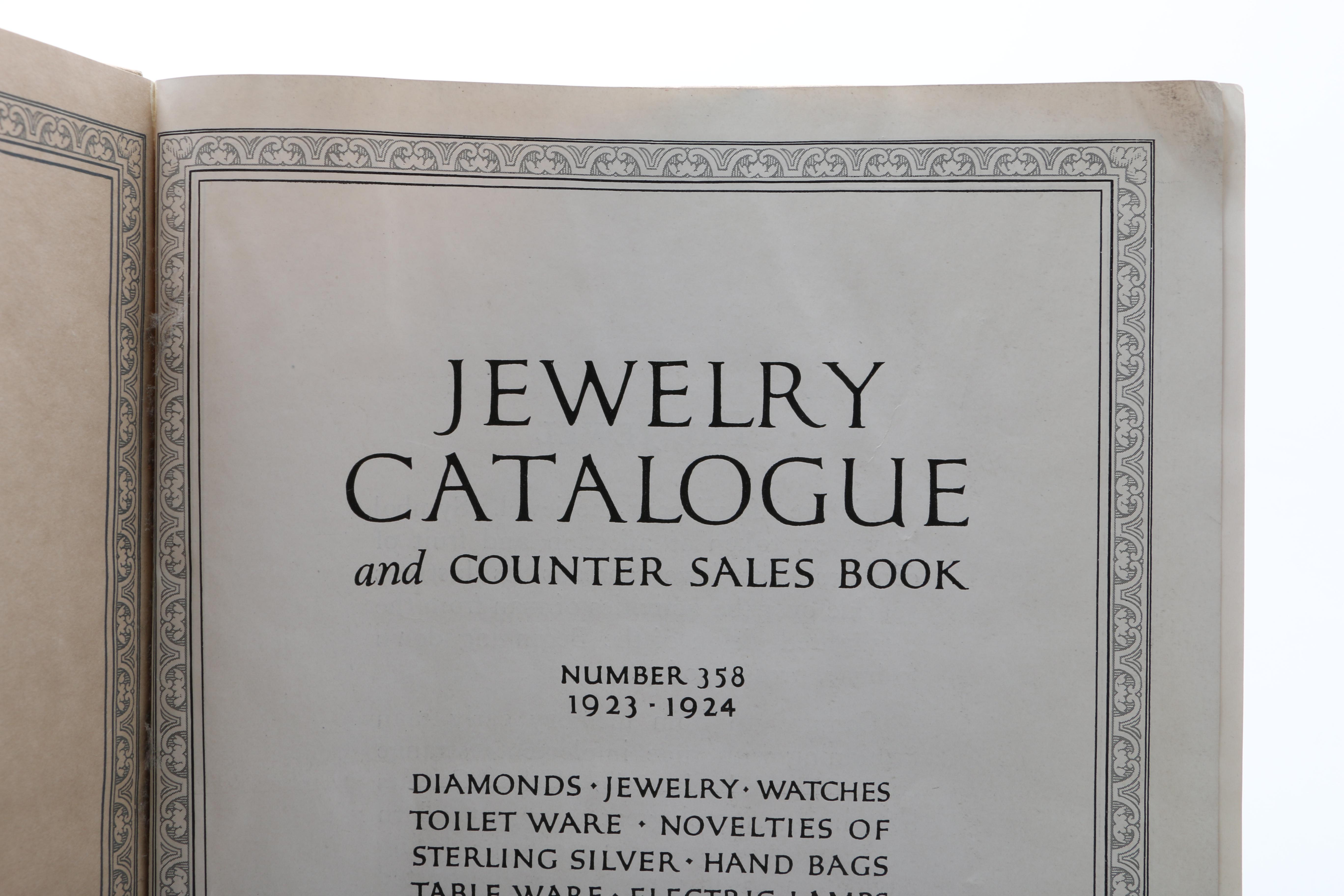 1923-1924 Marshall Field & Company Jewelry Catalogue and Counter Sales Book