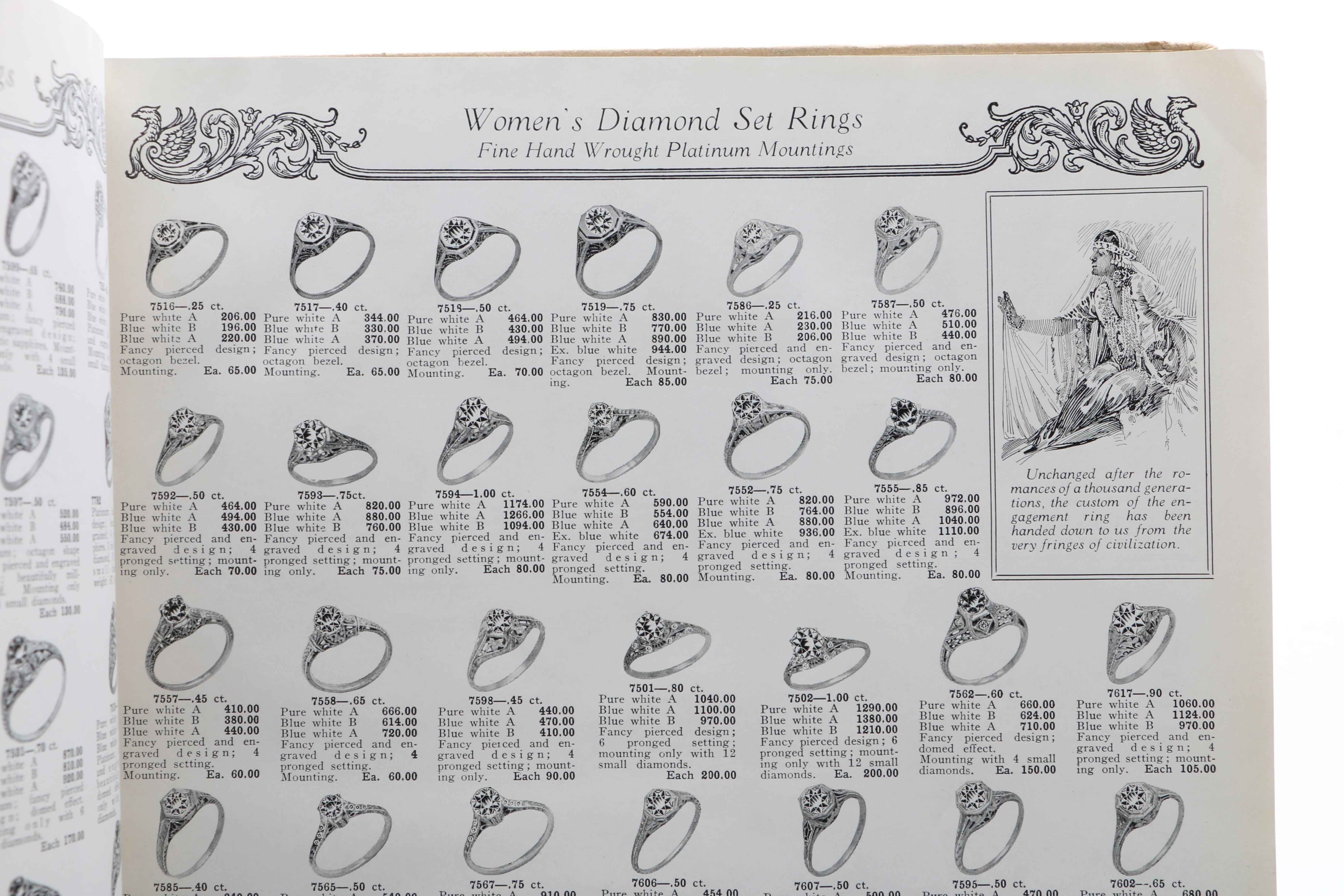 1923-1924 Marshall Field & Company Jewelry Catalogue and Counter Sales Book