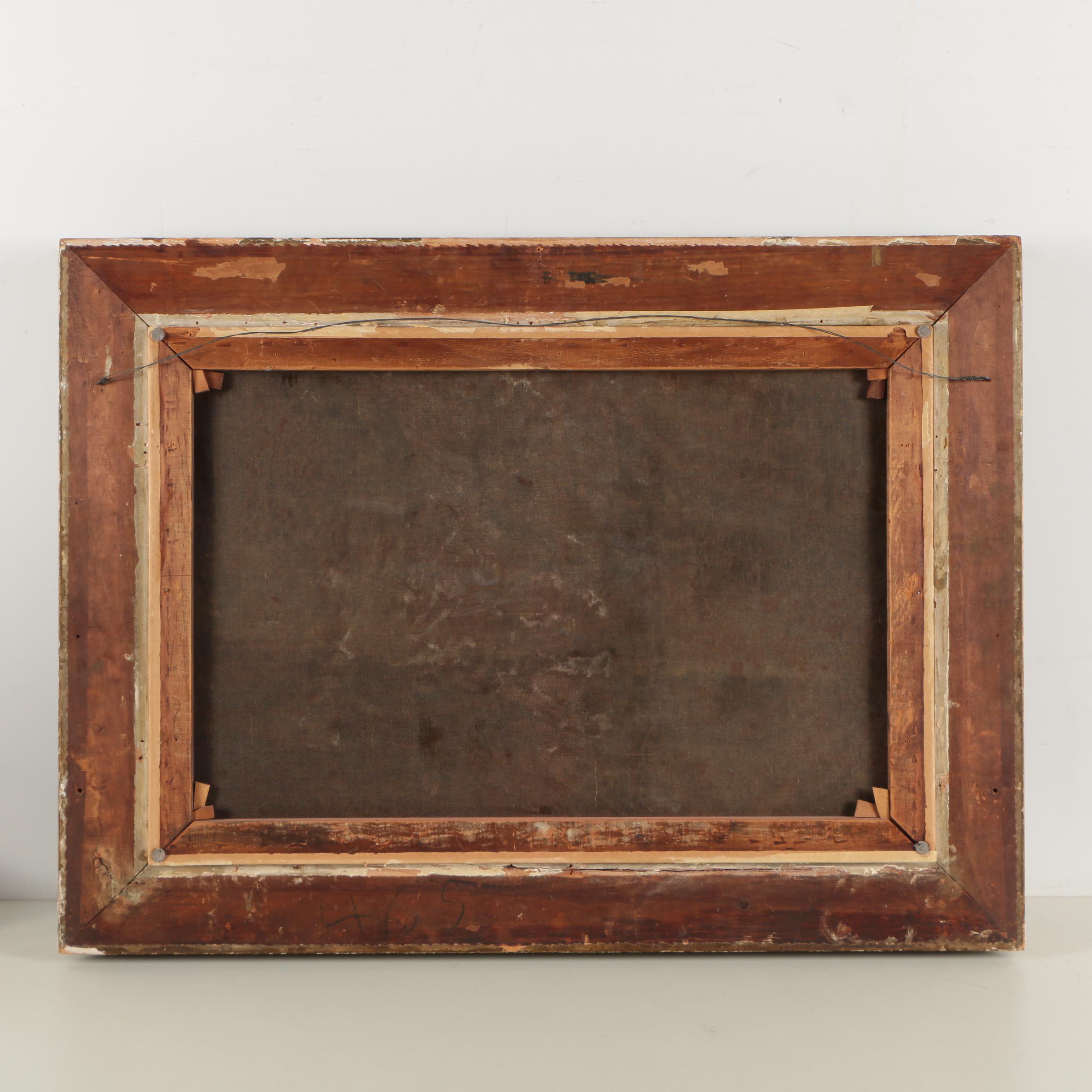 Oil Painting of an Ocean Scene