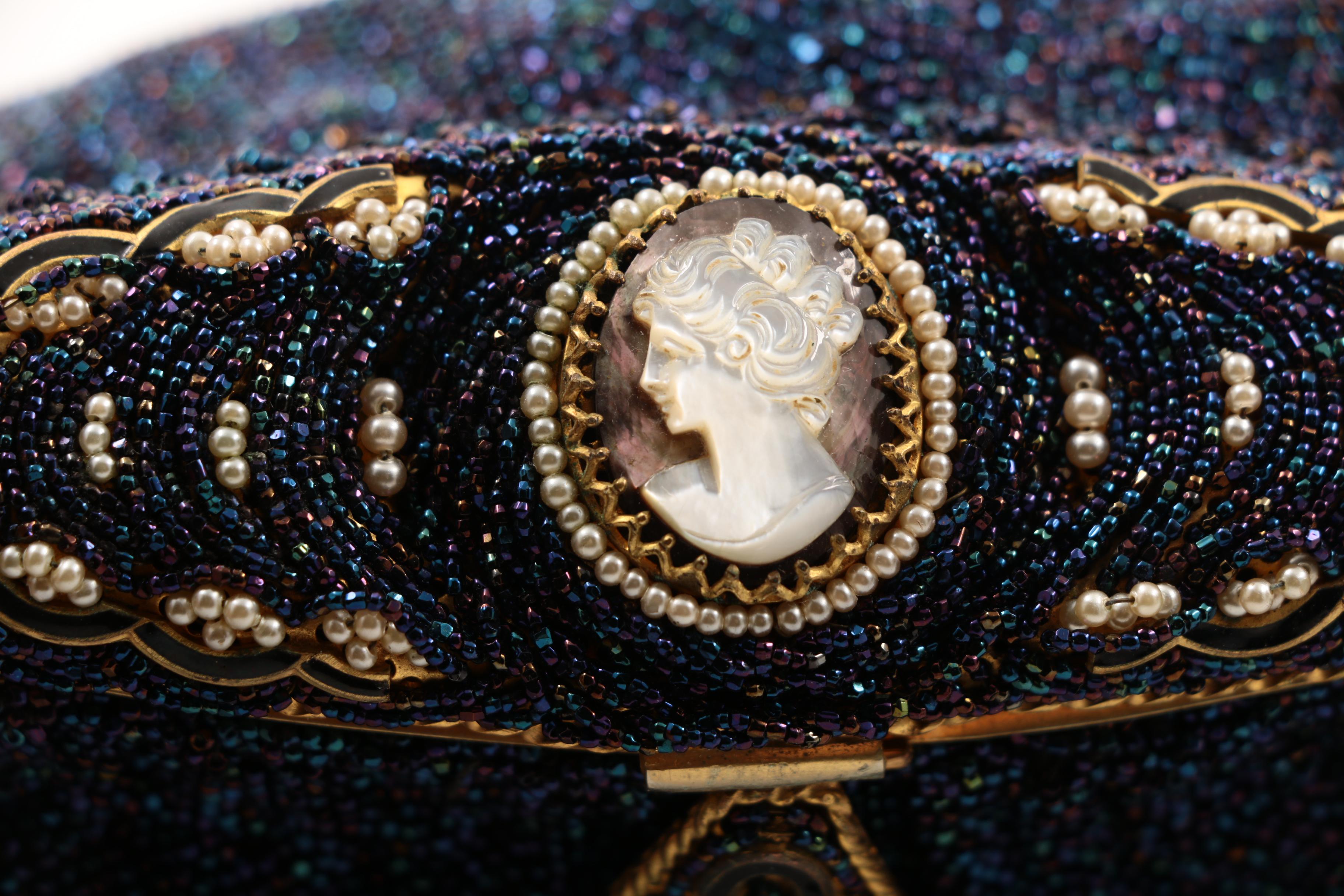 Vintage Lucienne Offenthal Beaded Evening Bag  and Other Dressy Purses