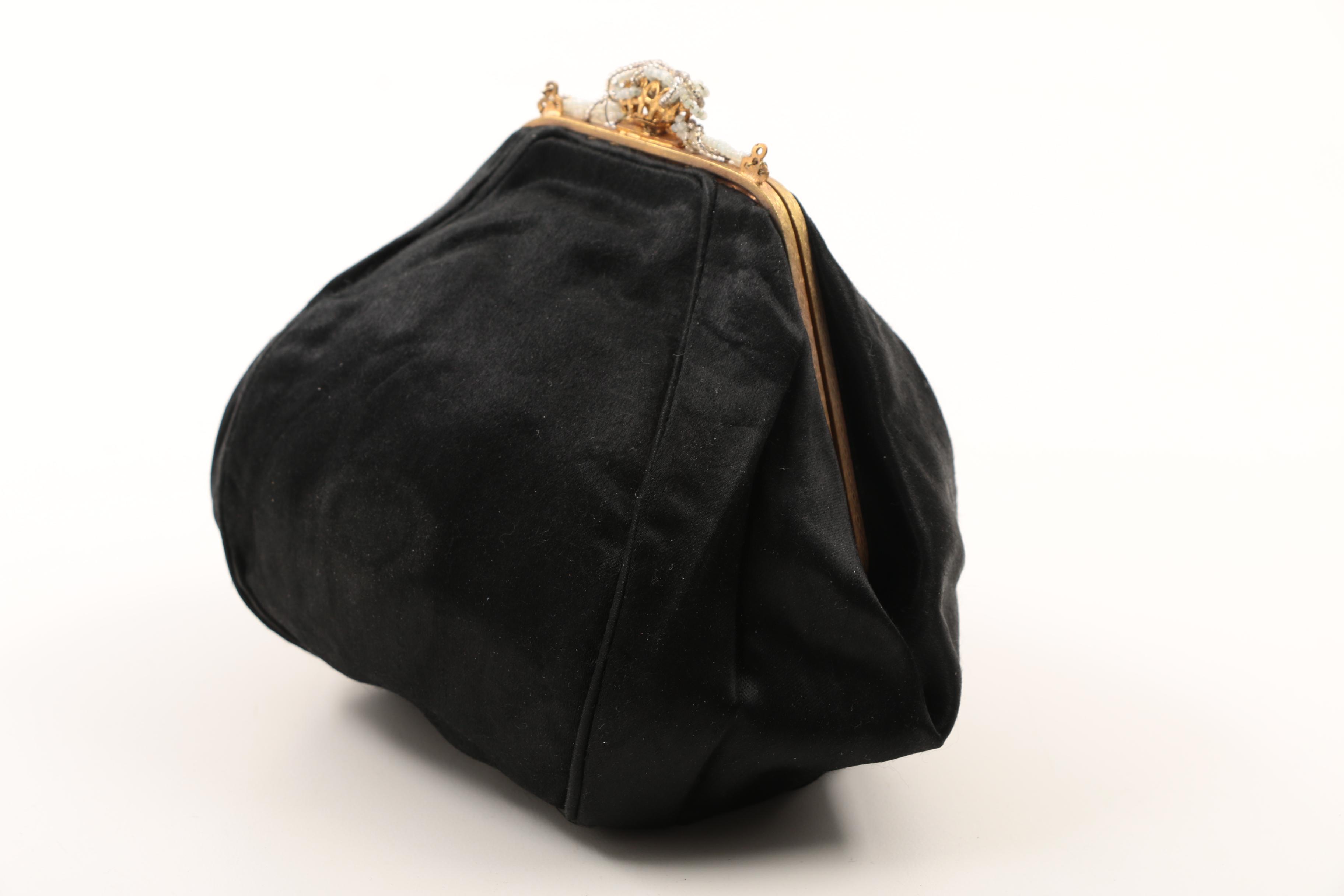 Vintage Lucienne Offenthal Beaded Evening Bag  and Other Dressy Purses