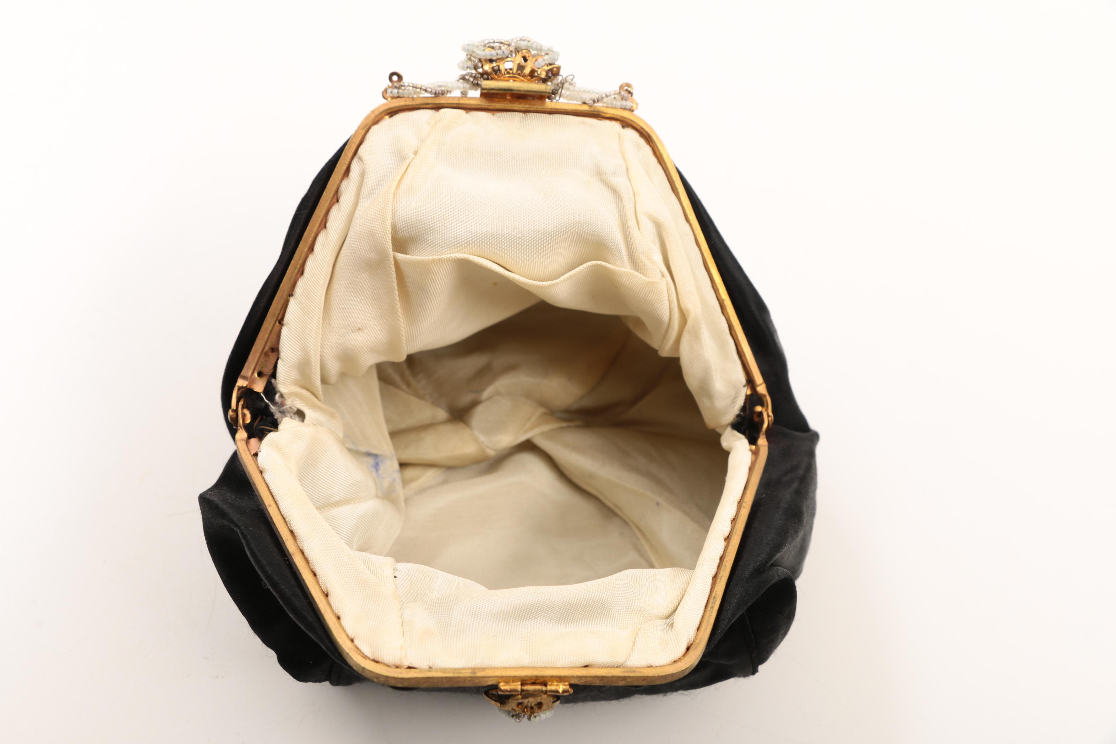 Vintage Lucienne Offenthal Beaded Evening Bag  and Other Dressy Purses