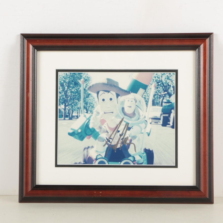 Tim Allen Autographed Digital Print of Buzz Lightyear and Woody from "Toy Story"