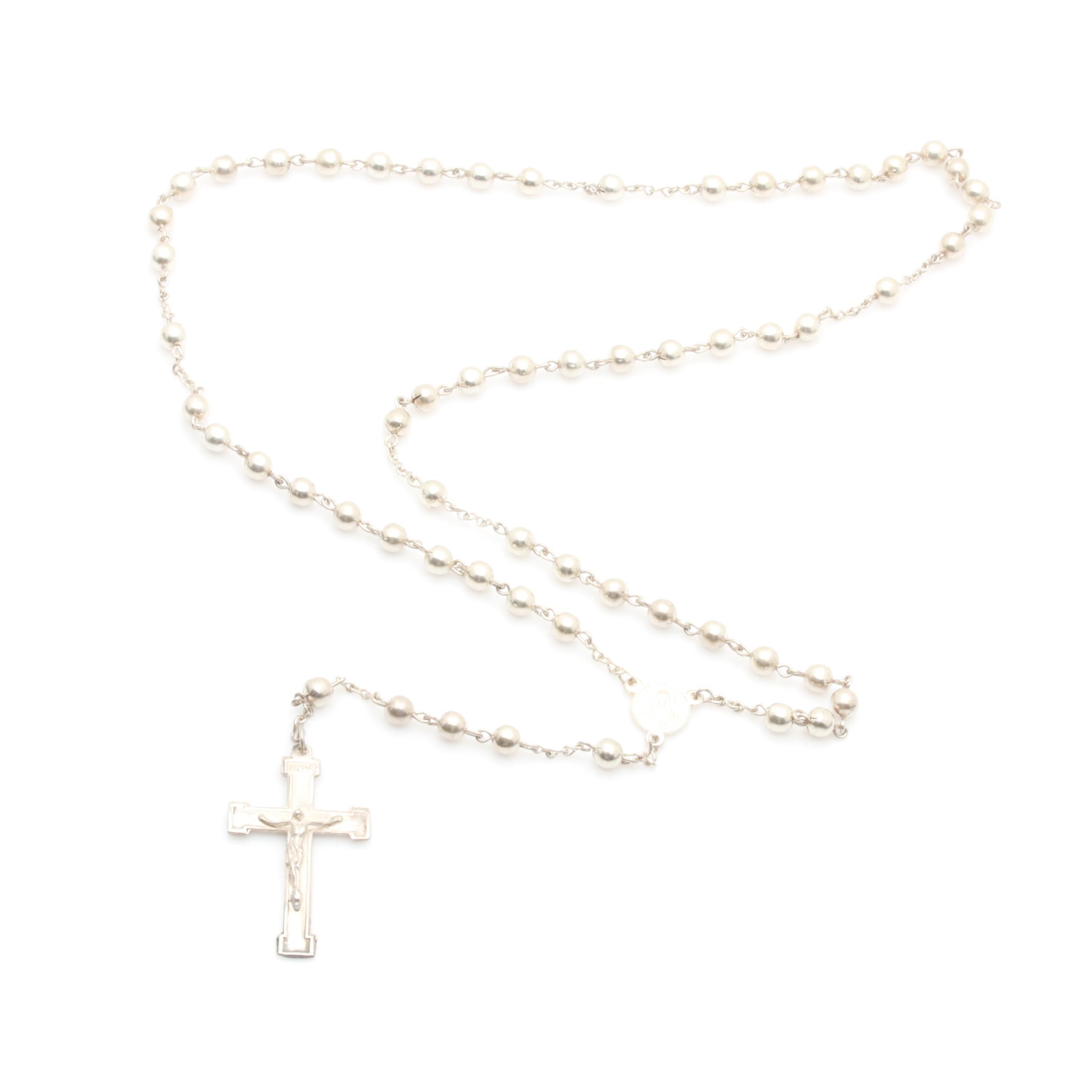 Sterling Silver Rosary