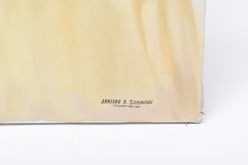 Armando B. Seiesmundo Oil Portrait Painting of a Boy