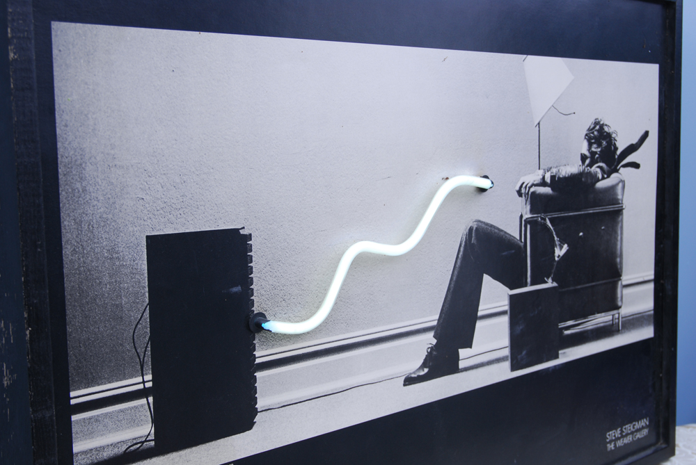 Steve Steigman "Blown Away" Illuminated Neon Light Poster
