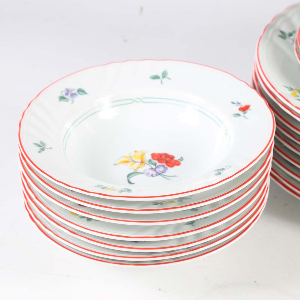 Fitz and Floyd "Printemps" Dinnerware Service