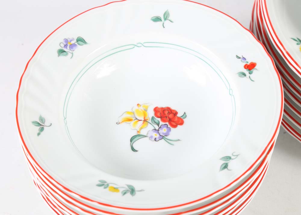 Fitz and Floyd "Printemps" Dinnerware Service