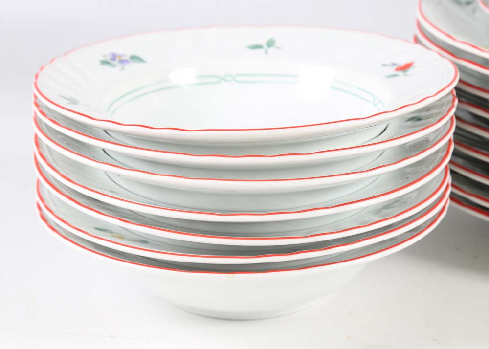 Fitz and Floyd "Printemps" Dinnerware Service