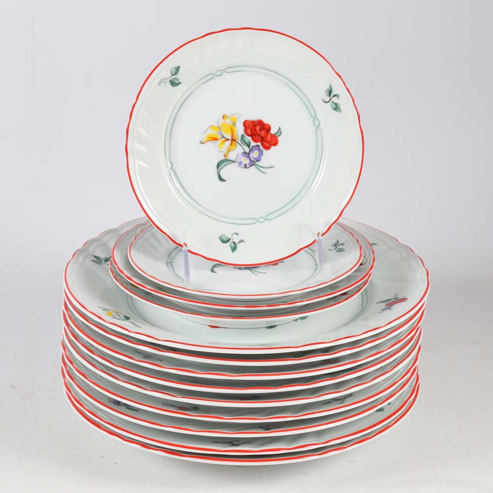 Fitz and Floyd "Printemps" Dinnerware Service