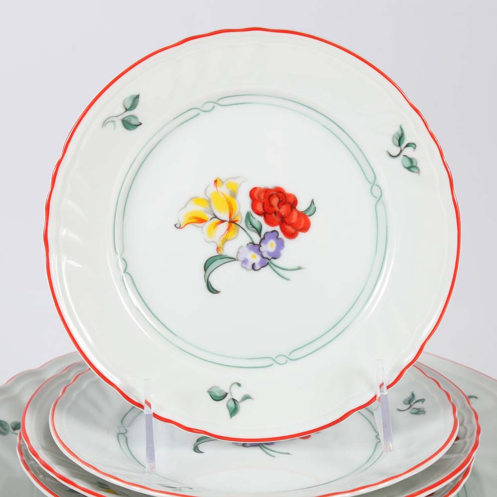 Fitz and Floyd "Printemps" Dinnerware Service