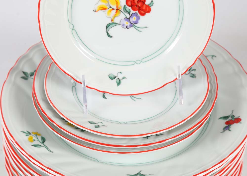 Fitz and Floyd "Printemps" Dinnerware Service