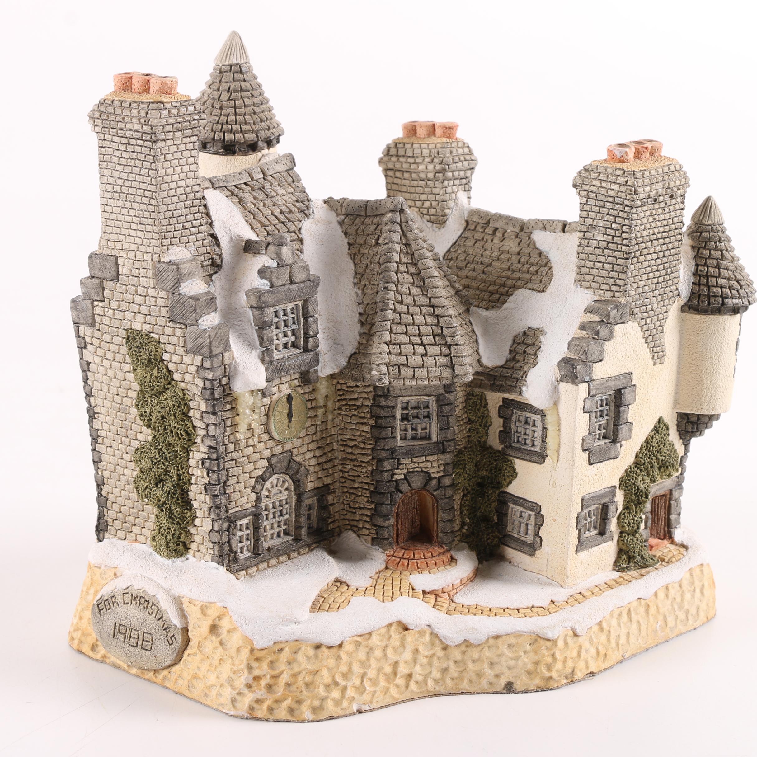 Danbury Mint and David Winter Resin Figurines including "Neuschwanstein Castle"