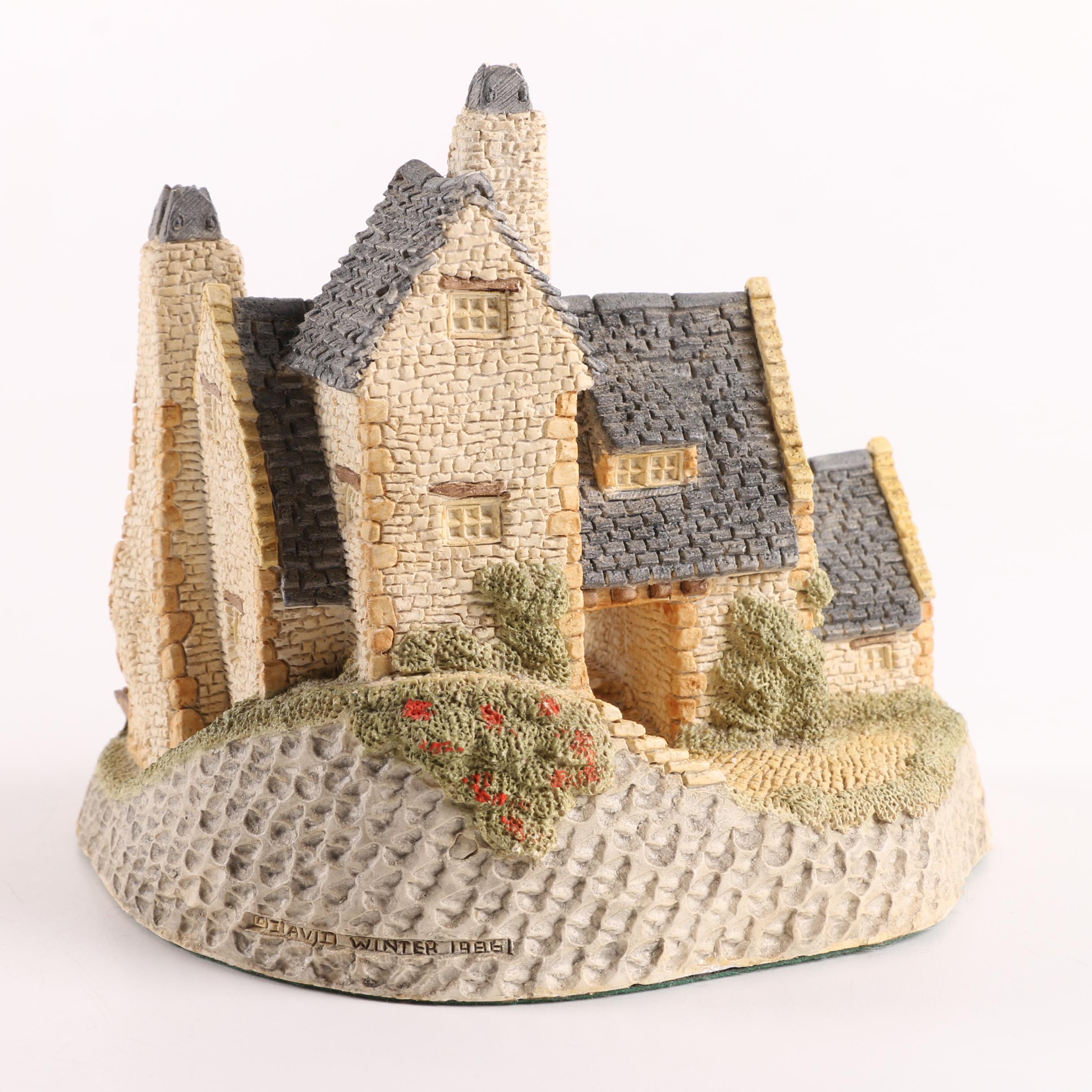 Danbury Mint and David Winter Resin Figurines including "Neuschwanstein Castle"