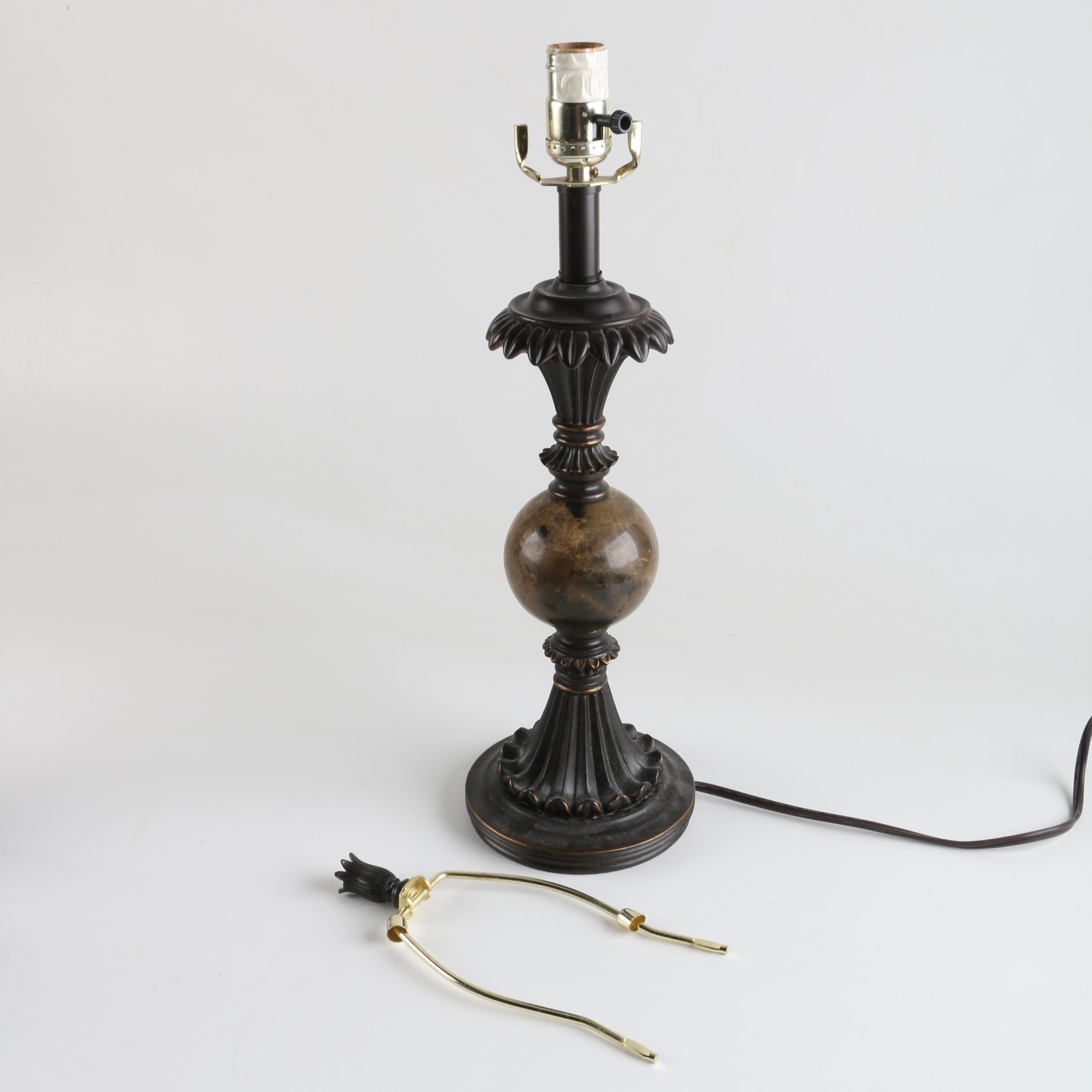 Table Lamp with Marble Base
