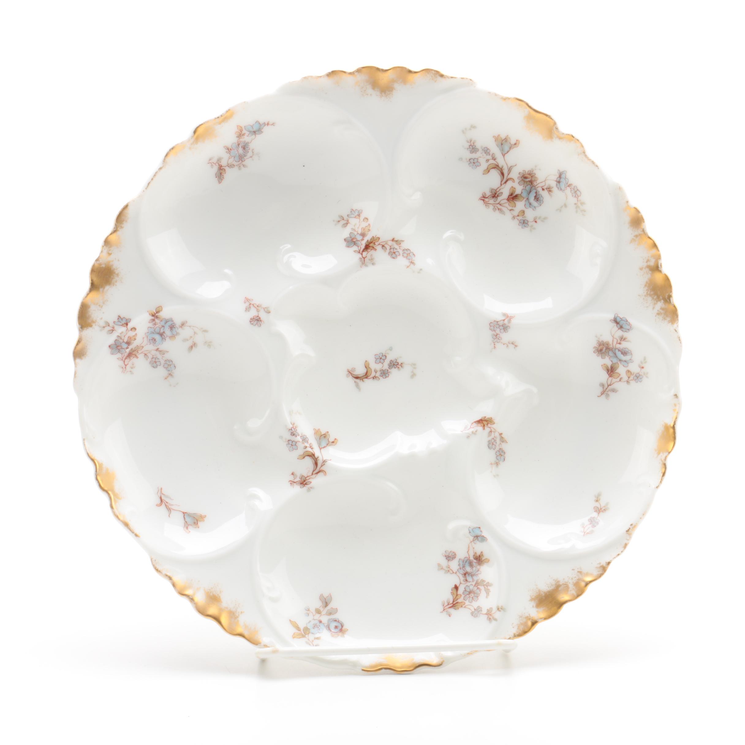 Haviland Limoges Oyster Porcelain Plate