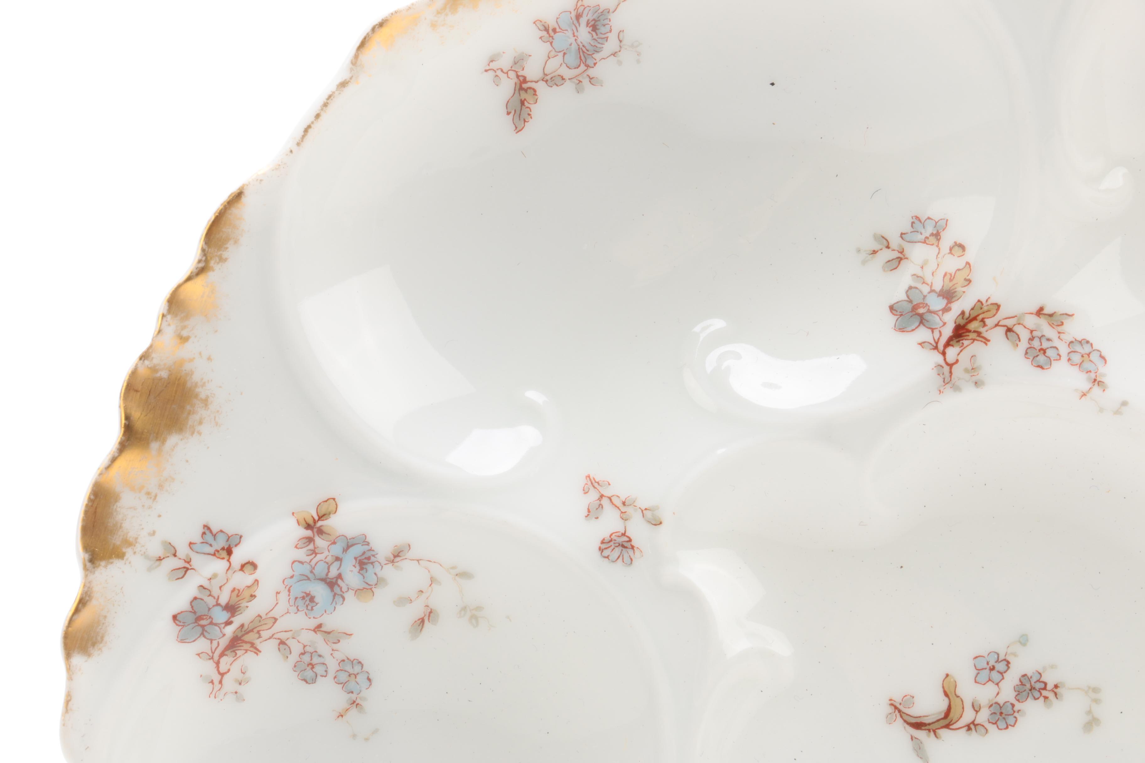 Haviland Limoges Oyster Porcelain Plate