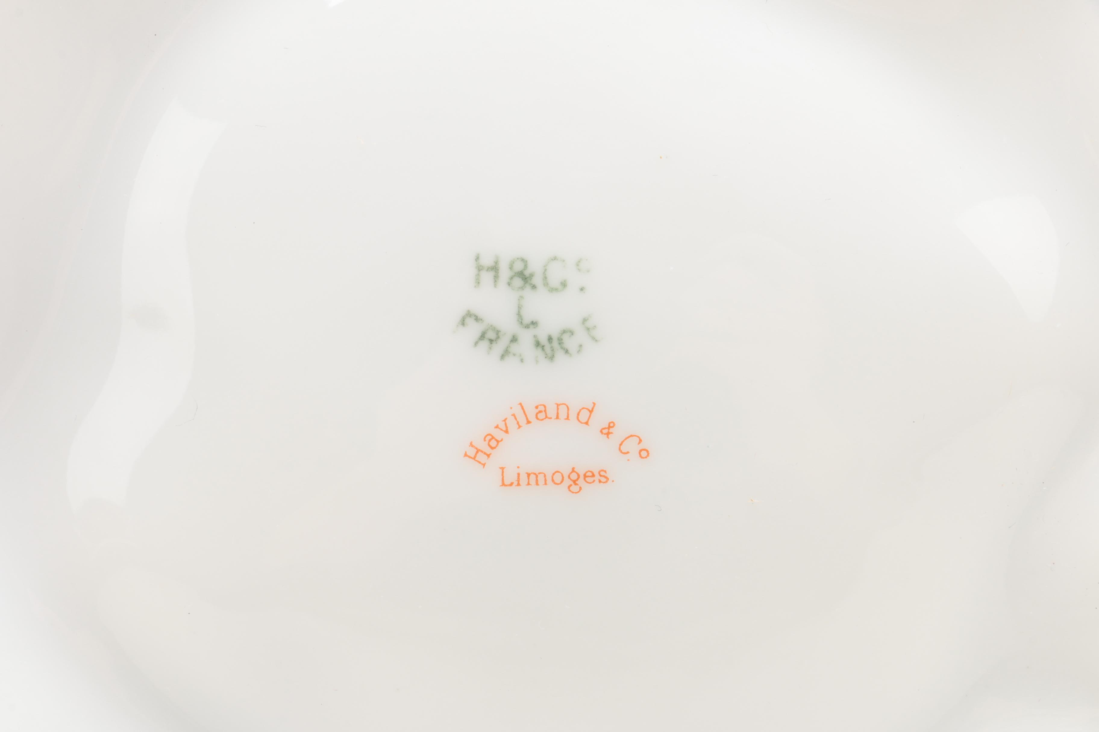 Haviland Limoges Oyster Porcelain Plate