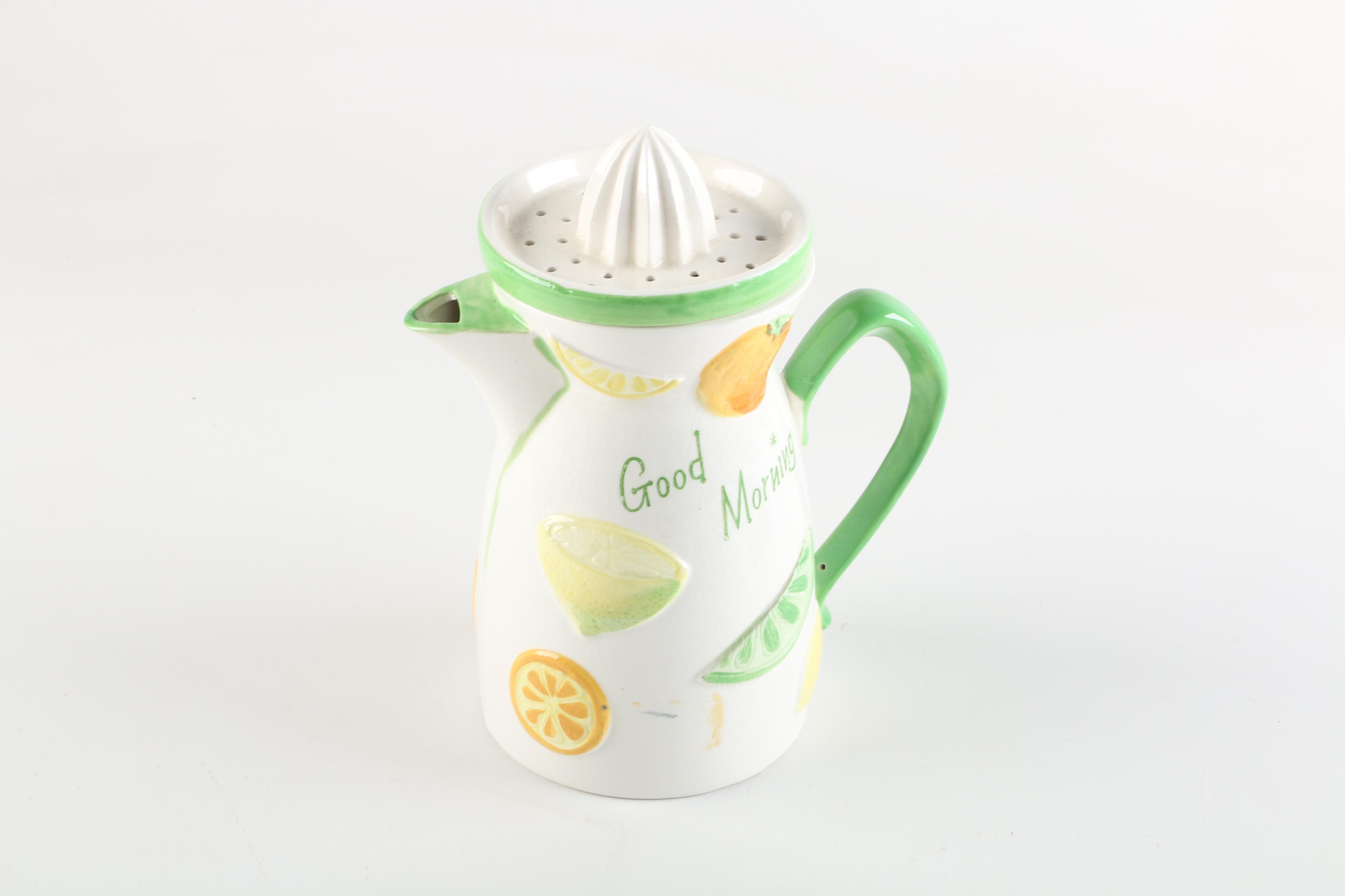 Napco "Good Morning" Juice Set, Circa 1961