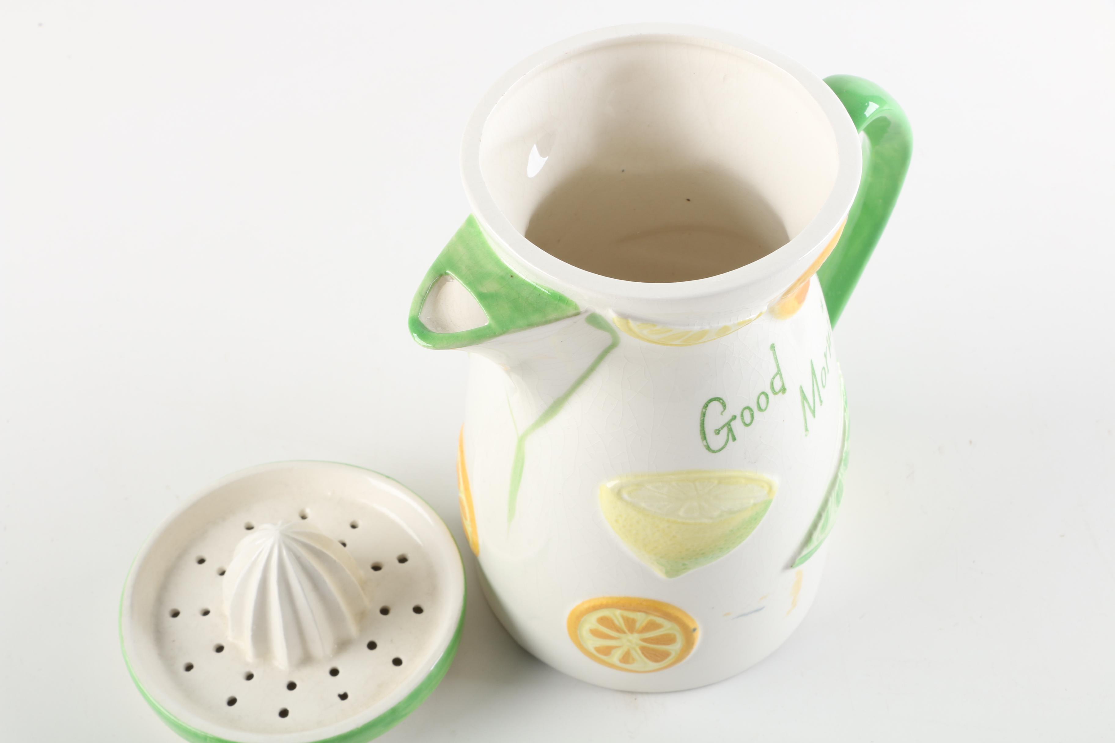 Napco "Good Morning" Juice Set, Circa 1961