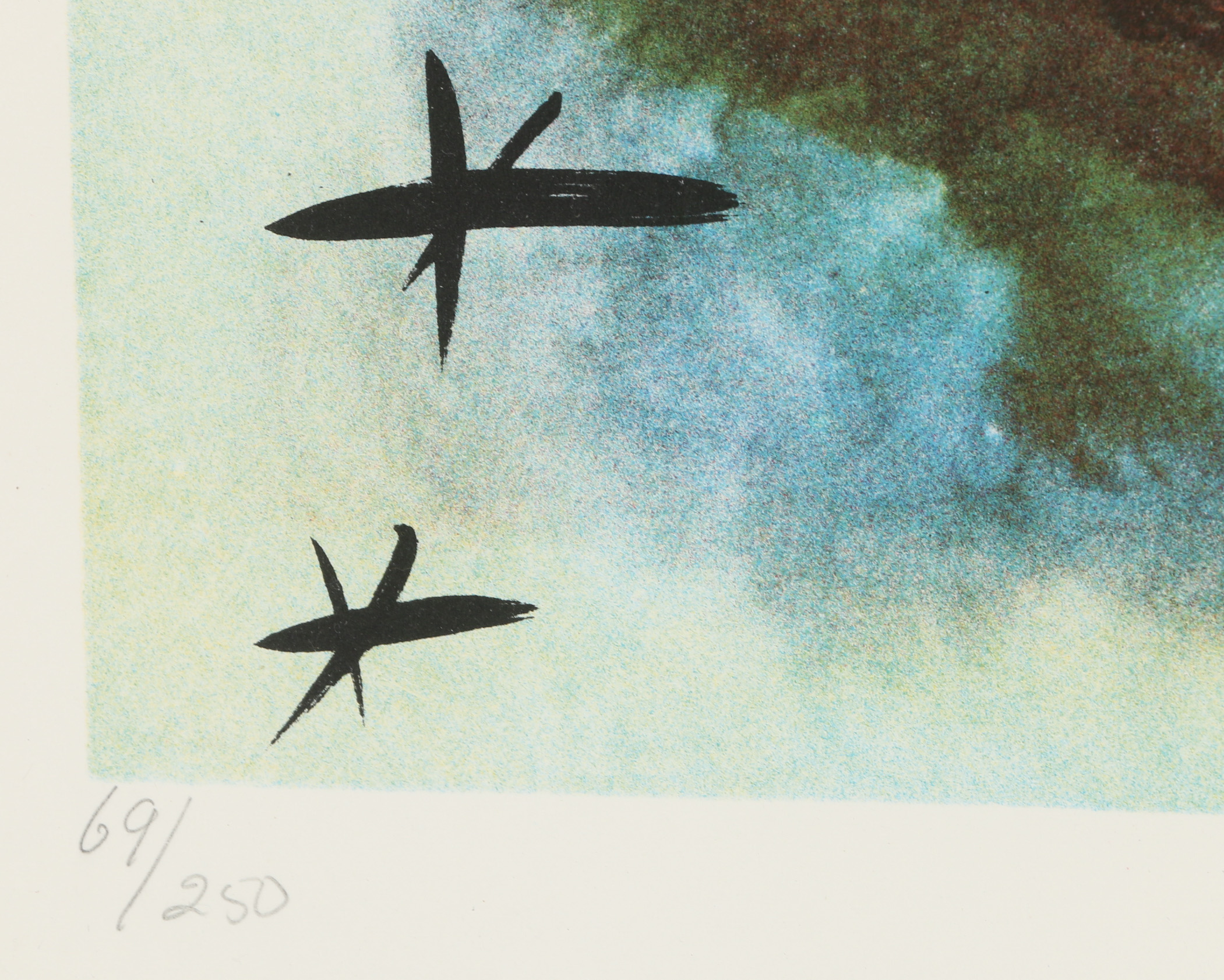 Salvador Dalí Lithograph "Two of Swords"