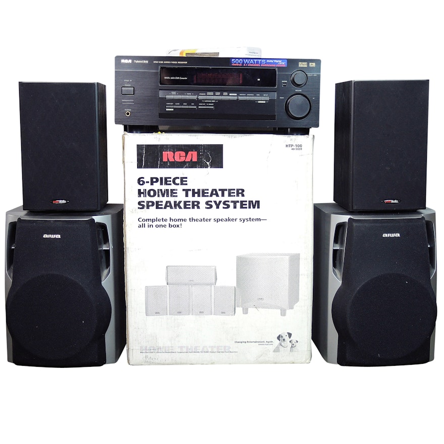 Home Theater Surround Sound Speaker System and Stereo Equipment