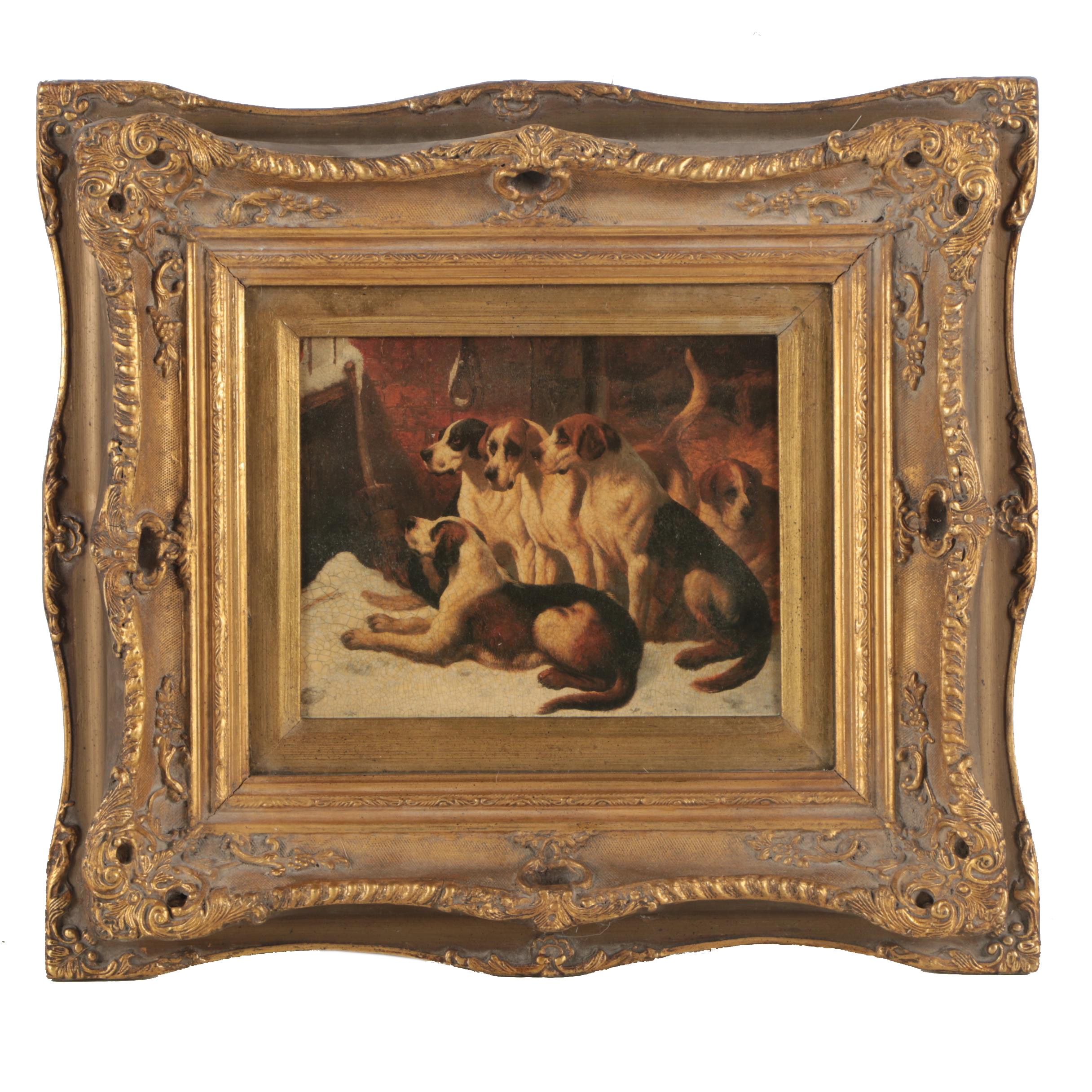 Offset Lithograph After Joseph Henry Sharp "The Intruder"