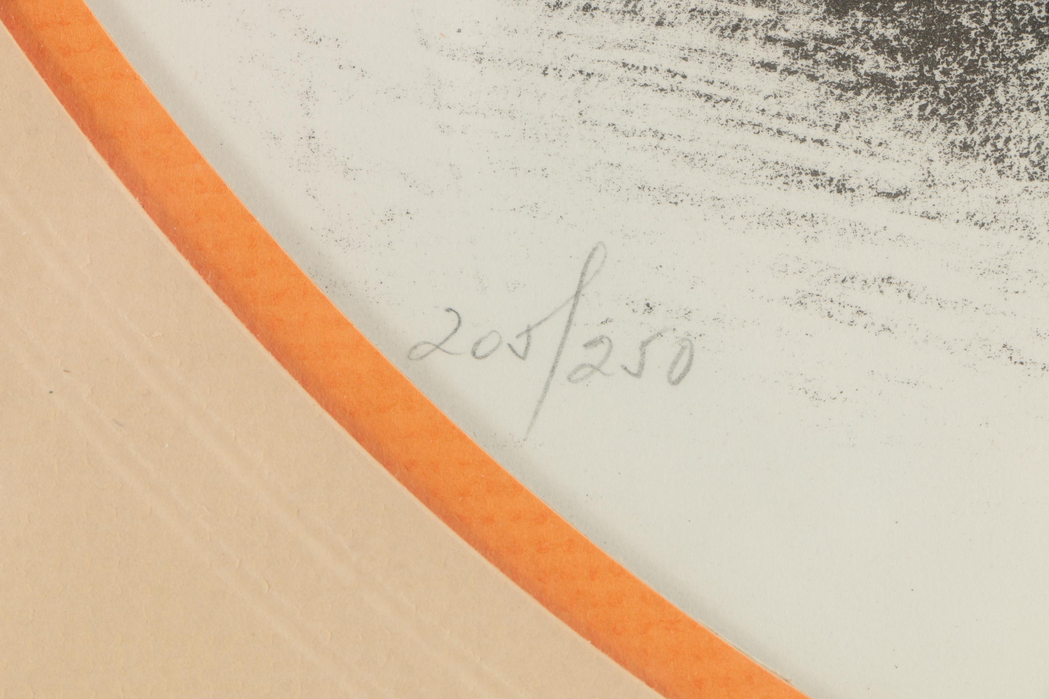 M. Maurice Color Lithograph